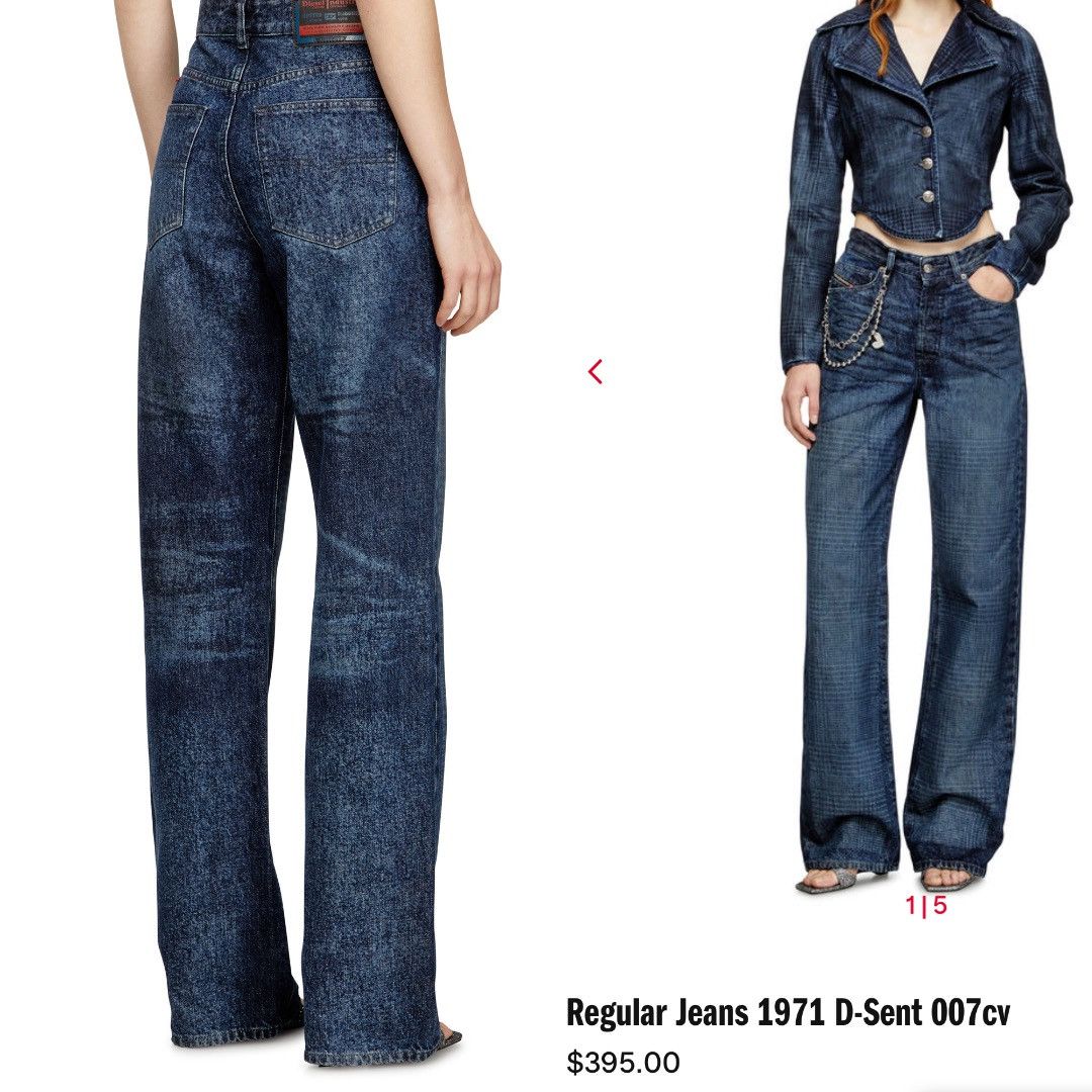 Diesel Diesel 1971 D-Sent 007cv Jeans size 28/32 $395 Size 28" / US 6 / IT 42 - 2 Thumbnail