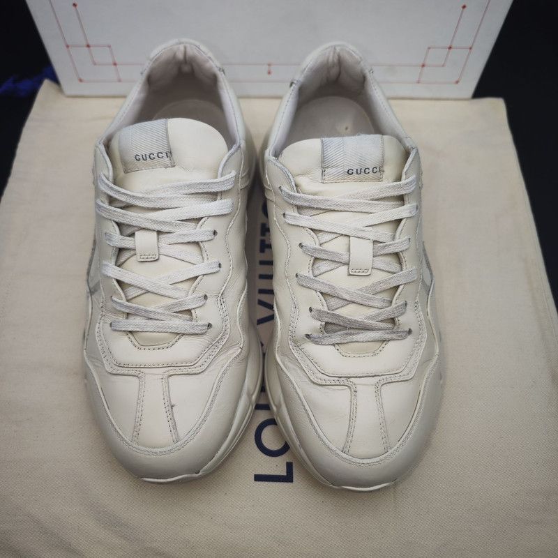 Gucci Gucci Rhyton Logo Low Top Dad Sneakers - Size US 8 / EU 41 - 2 Thumbnail