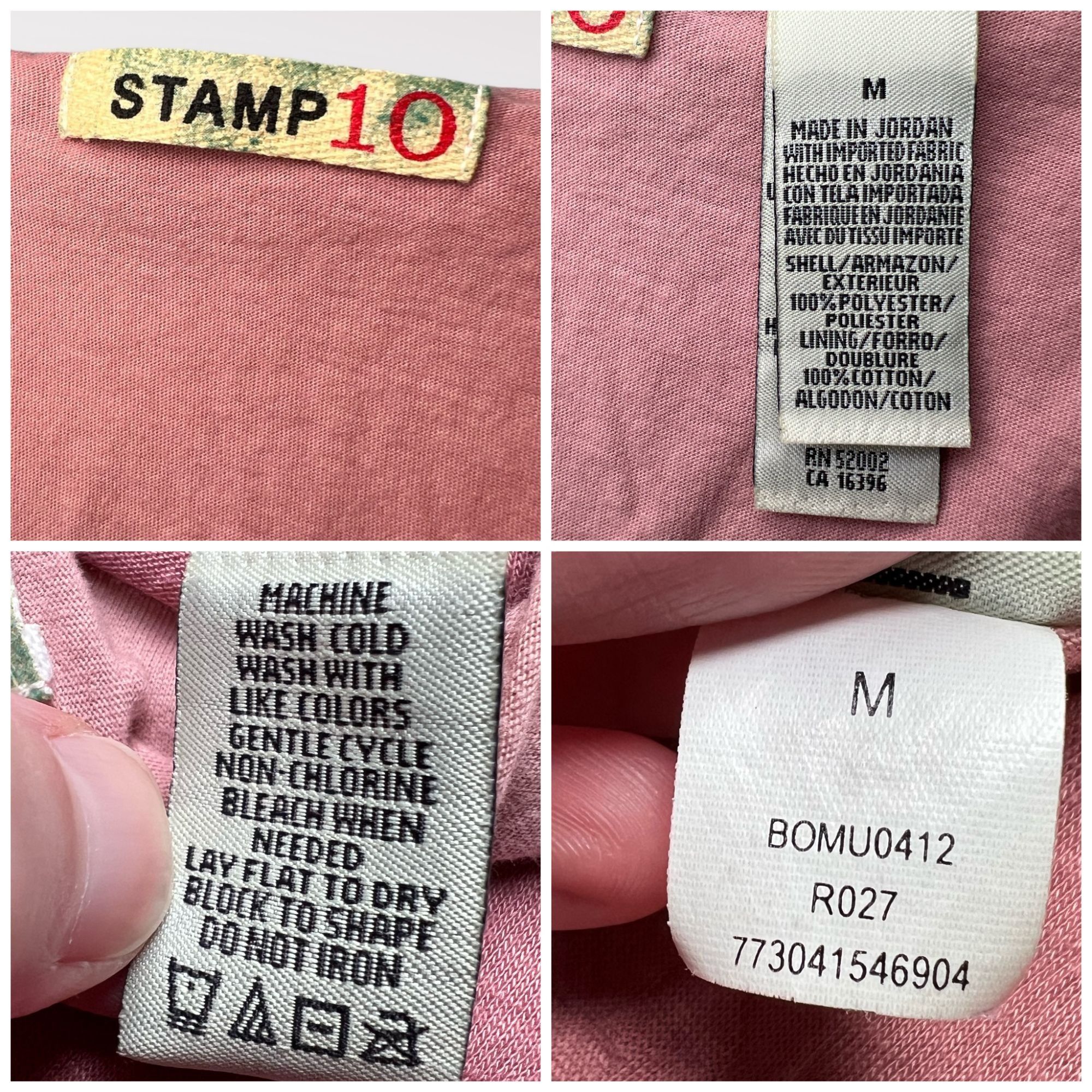 Designer Stamp 10 Short Sleeve Top Layered Crinkled Medium ❗️FLAWED❗️ Size M / US 6-8 / IT 42-44 - 3 Thumbnail