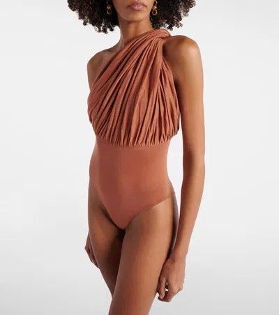 Rick Owens o1y0126 Bodysuit in Brick Red Size XS / US 0-2 / IT 36-38 - 3 Thumbnail
