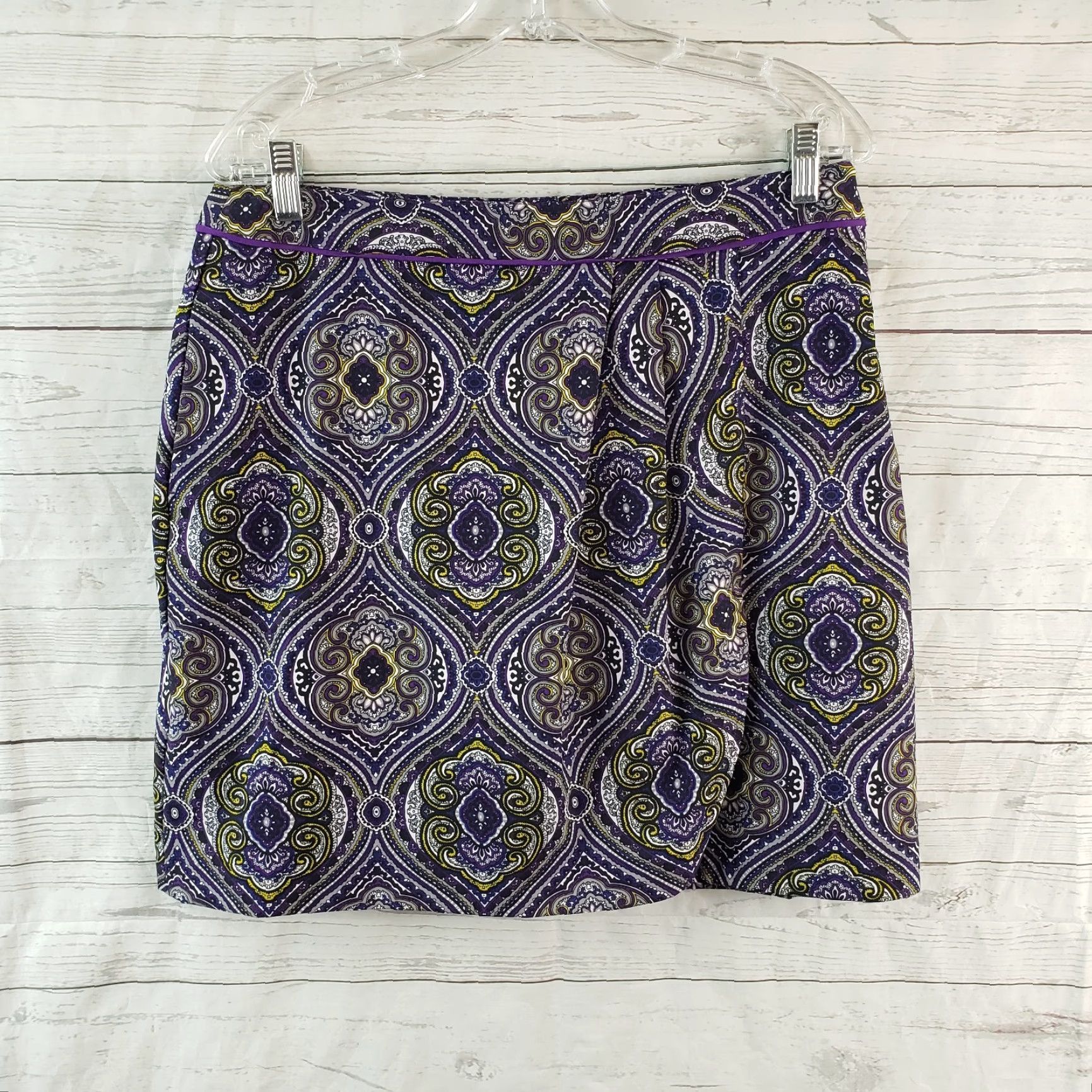 Vintage EP Pro Womens Skort Sz 8 Purple Yellow Side Zip Athletic Activewear (Adult) Womens Size ONE SIZE - 2 Thumbnail