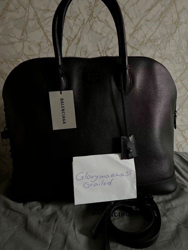 Balenciaga Balenciaga Large Black Led Light Logo Projector Bag Grailed