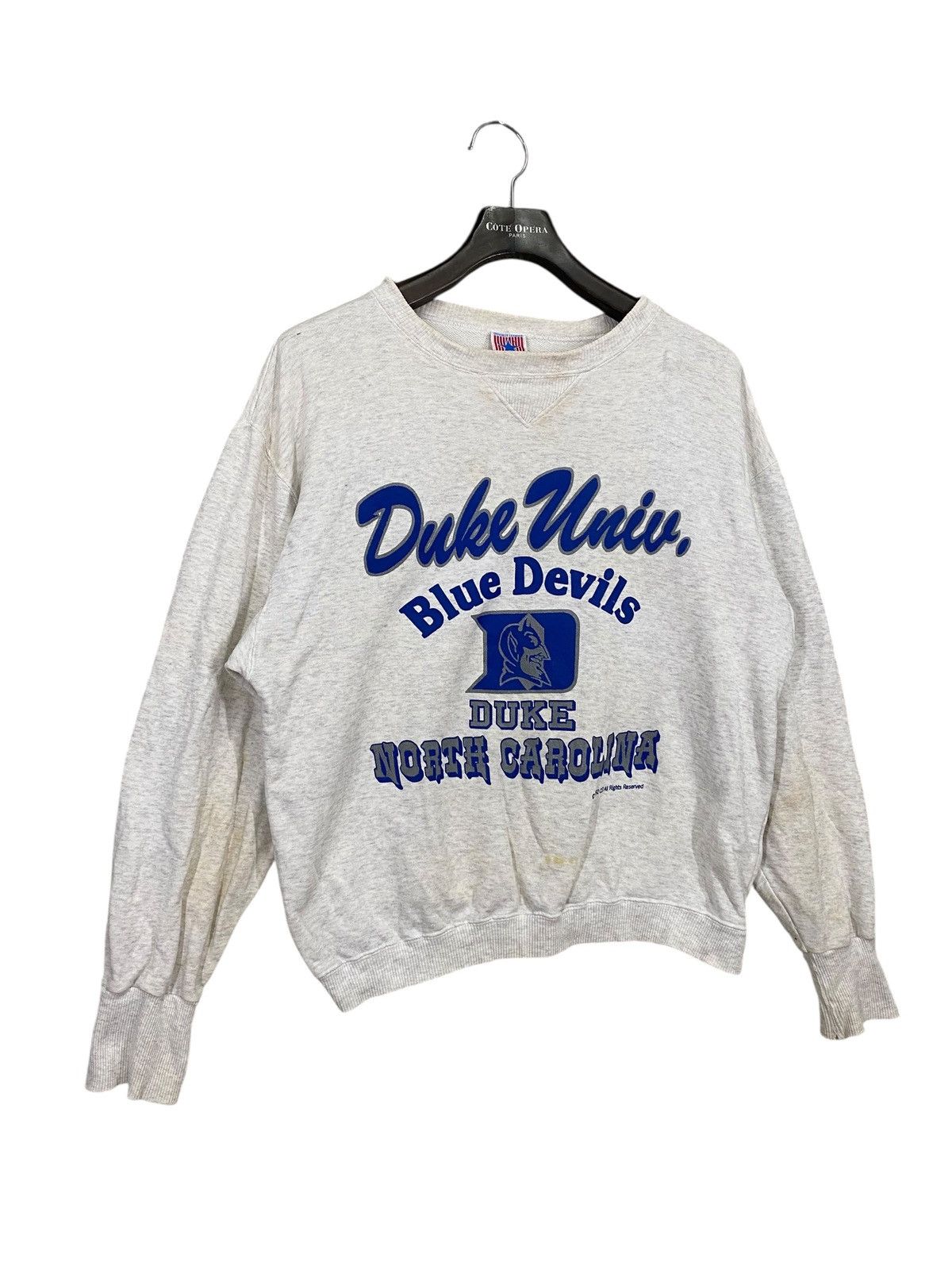 Other Vintage 1992 american duke univ blue devils sweatshirt Size US L / EU 52-54 / 3 - 3 Thumbnail