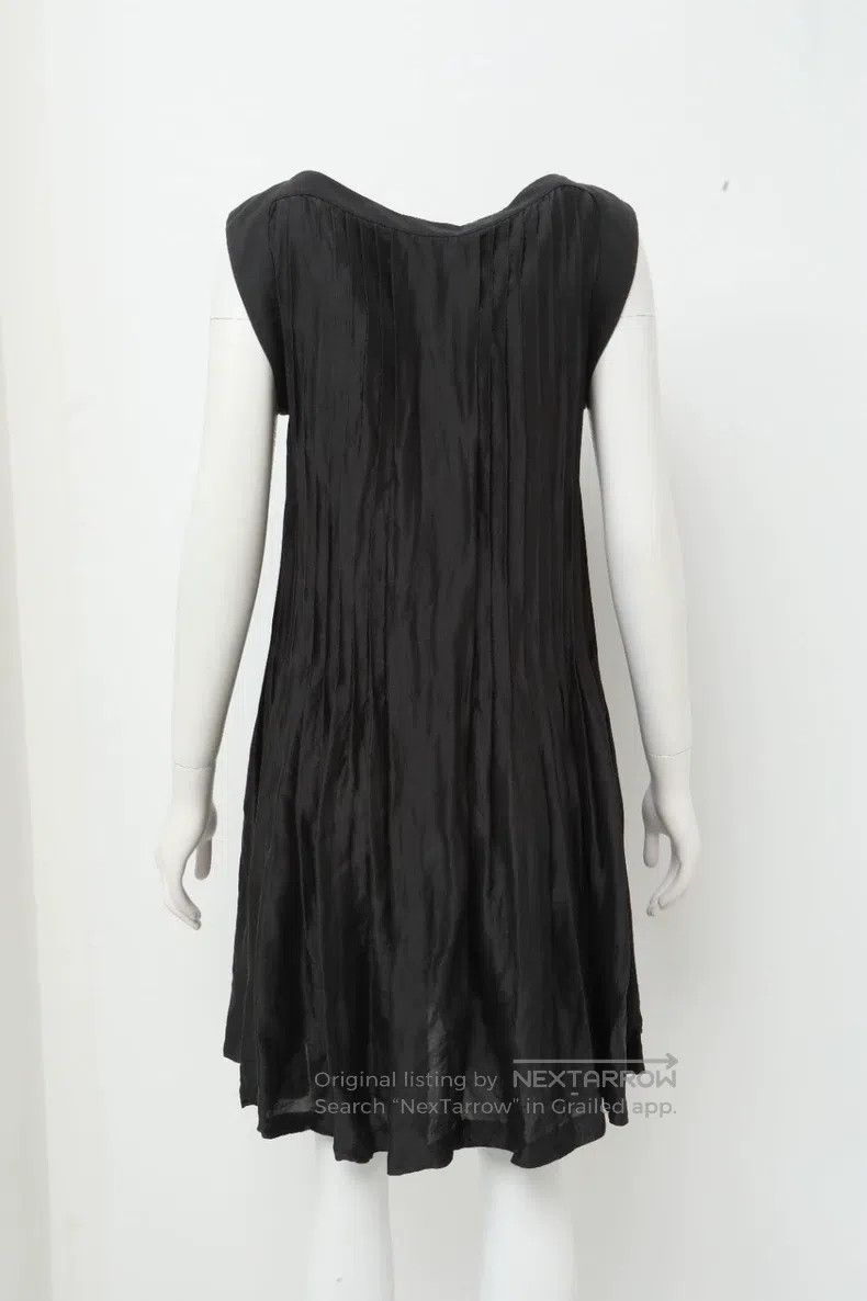 Hermes Hermes Black Dress with Chest Embroidery Logo Sleeveless D Size XS / US 0-2 / IT 36-38 - 3 Thumbnail