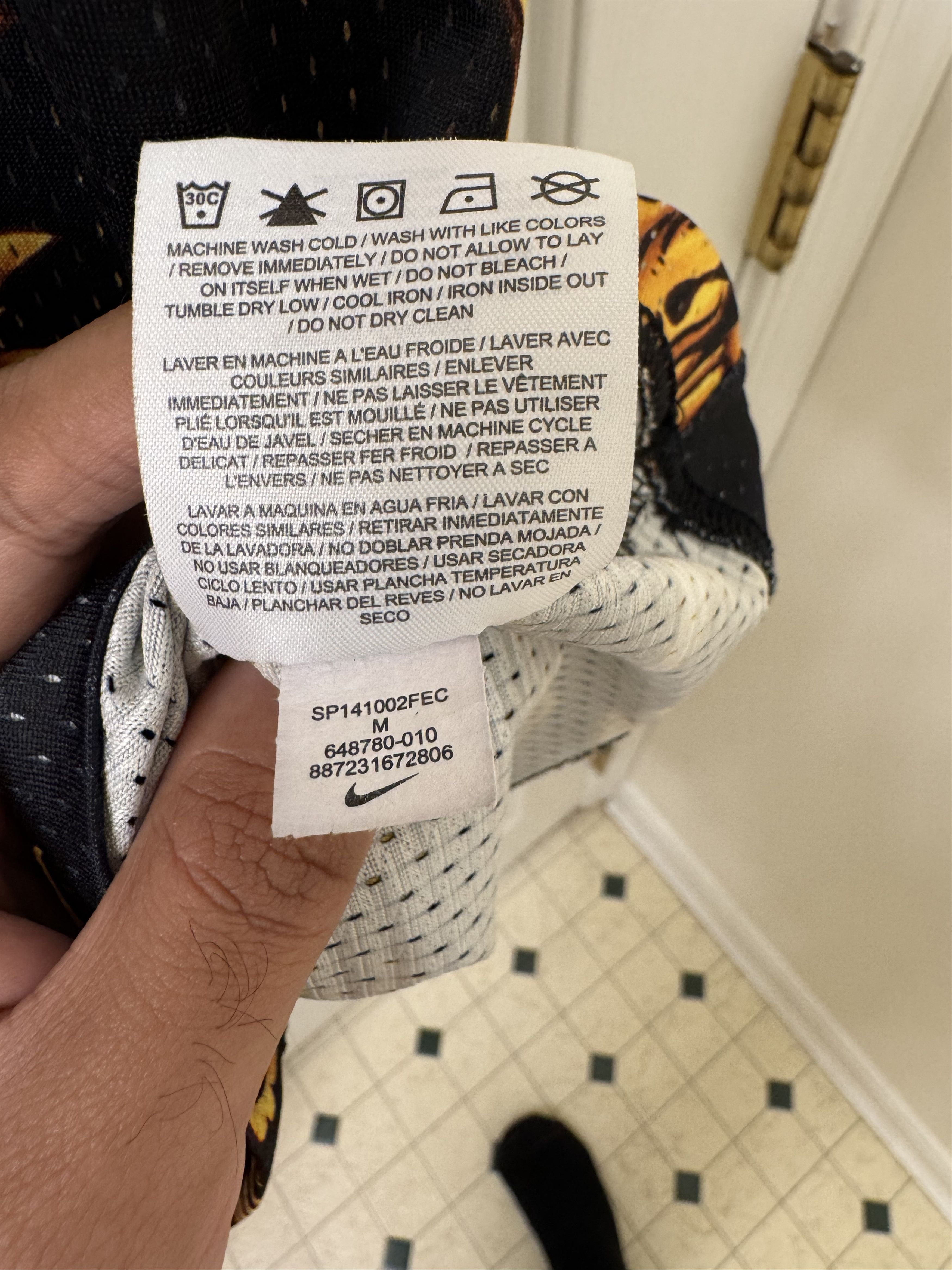 Nike × Supreme Supreme Nike basketball jersey Size US M / EU 48-50 / 2 - 7 Thumbnail