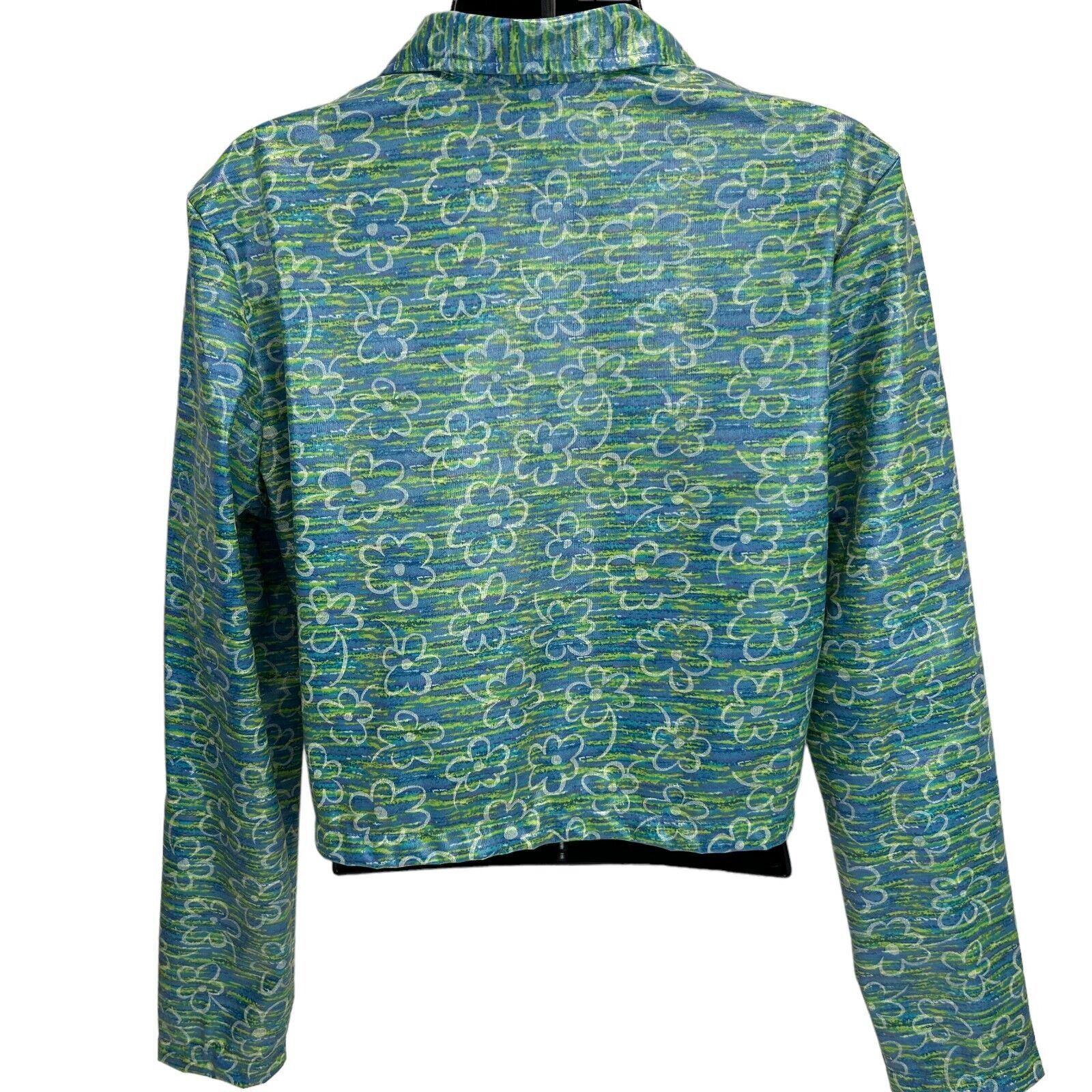Vintage Vintage 90s 5-7-9 Cropped Rain Jacket Green 579 Juniors M Size M / US 6-8 / IT 42-44 - 2 Thumbnail
