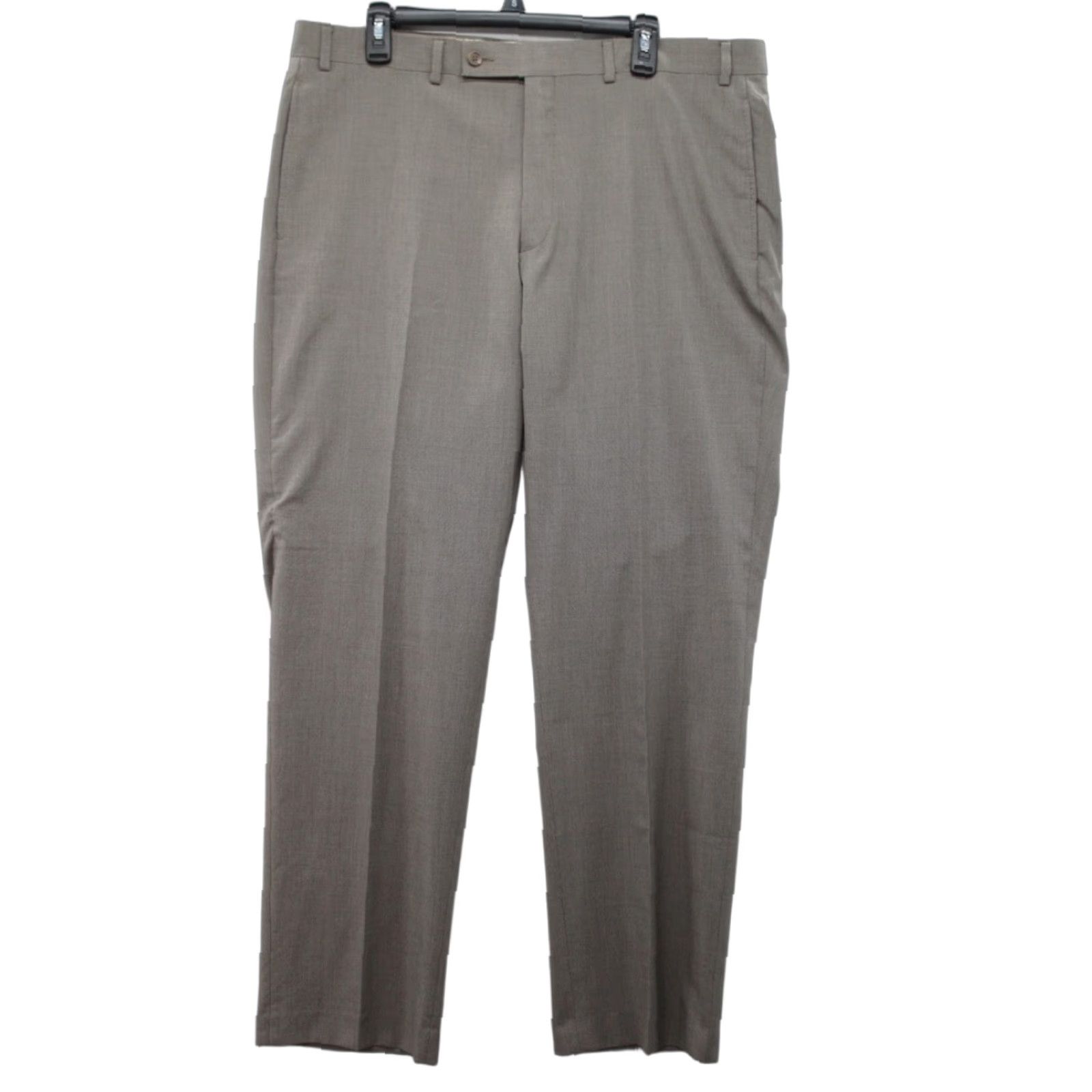 Ralph Lauren Lauren Ralph Lauren Dress Pants Men's 38x32 Brown Flat Front Business Preppy Size US 38 / EU 54 - 1 Thumbnail