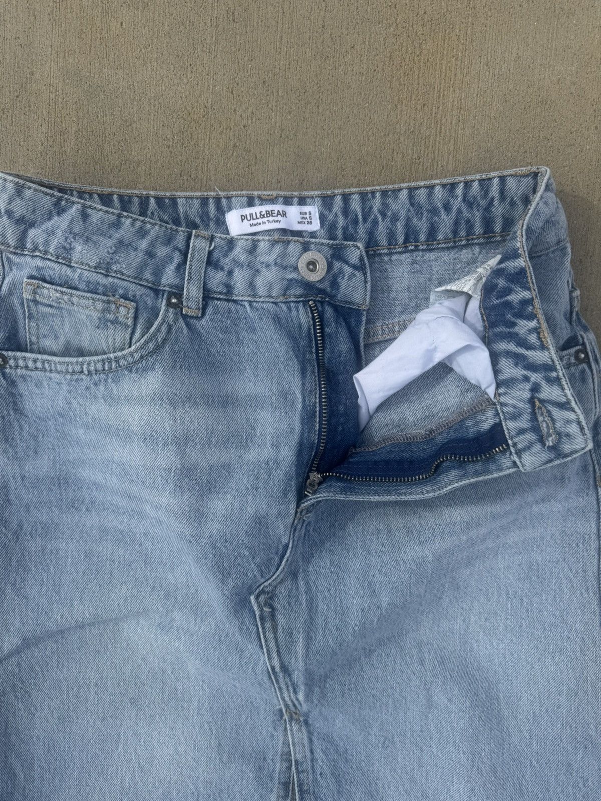Pull & Bear Long Denim Skirt Size 26" / US 2 / IT 38 - 8 Thumbnail