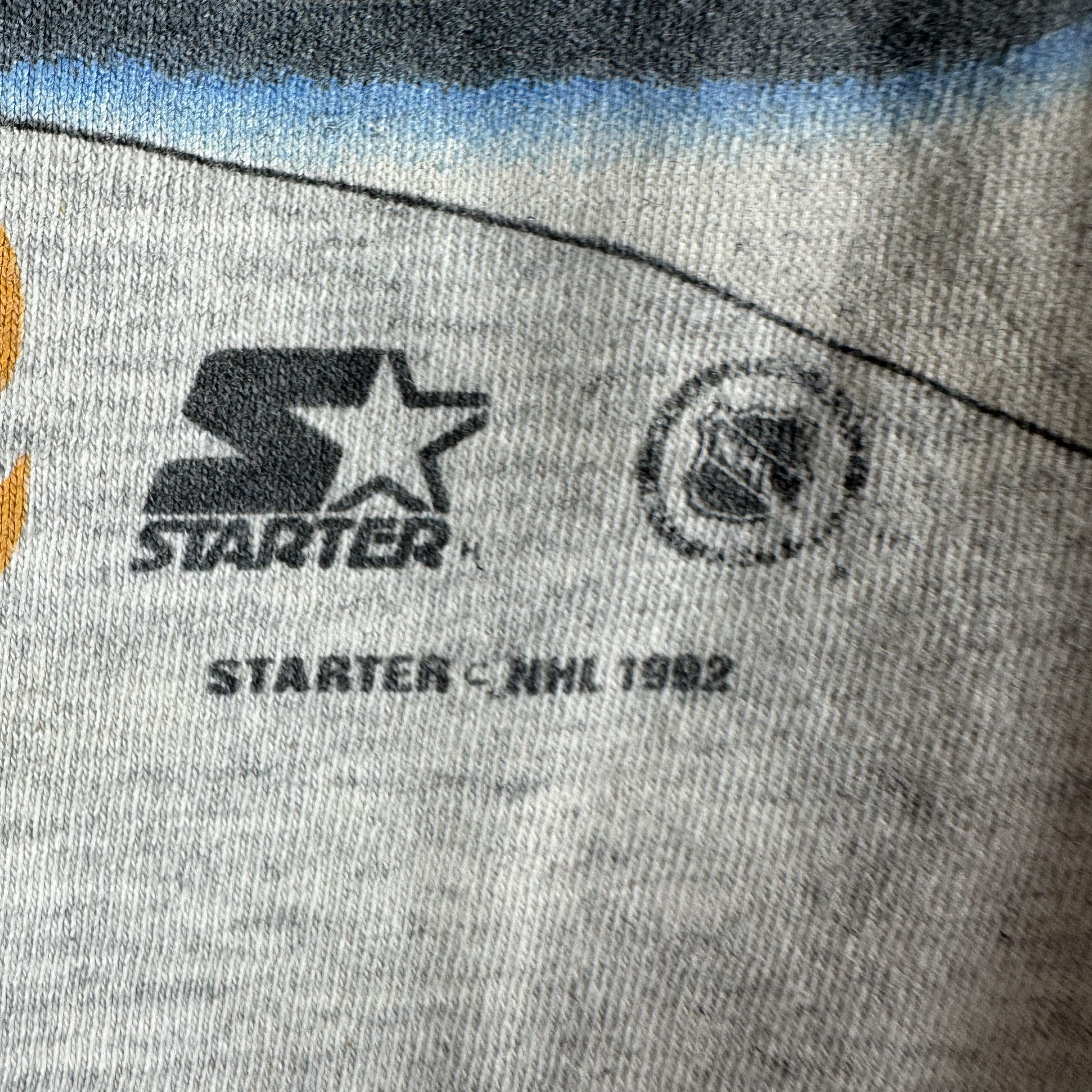 Vintage ​​1992 Pittsburgh Penguins Back to Back NHL ​ T-shirt Size US XL / EU 56 / 4 - 3 Thumbnail