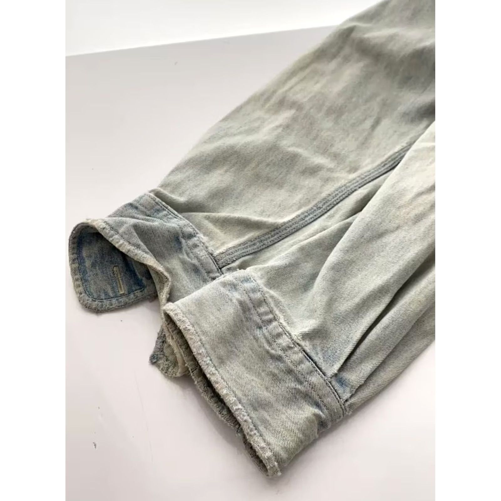 Ralph Lauren RRL Ralph Lauren Light Indigo Denim Long Sleeve Shirt M Mens/Adult Button-Up, 100% Cotton, Vintage? (If applicable) Size US M / EU 48-50 / 2 - 5 Thumbnail