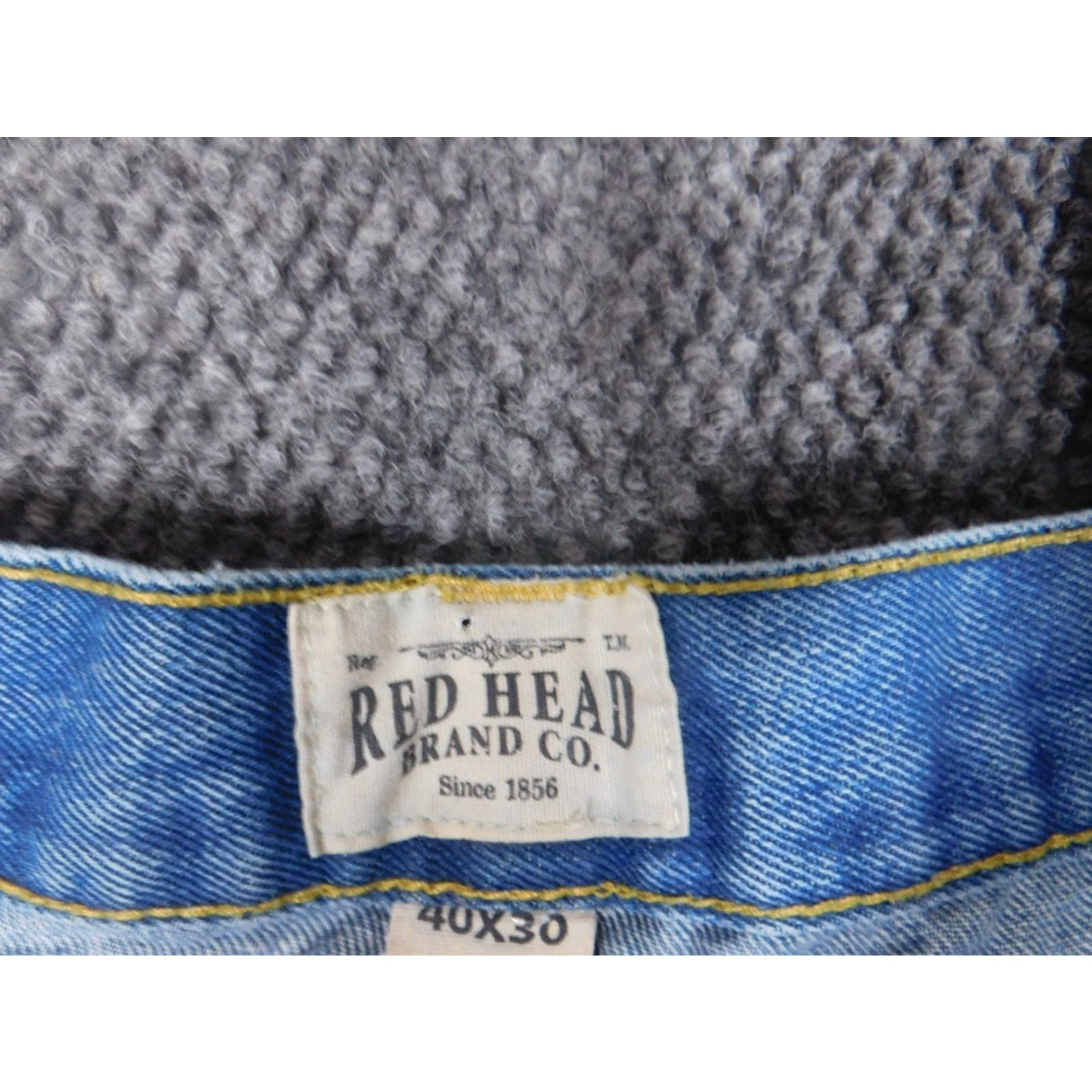 Vintage RedHead Jeans 38x29 Denim Blue Regular Straight Mens Size US 38 / EU 54 - 3 Thumbnail