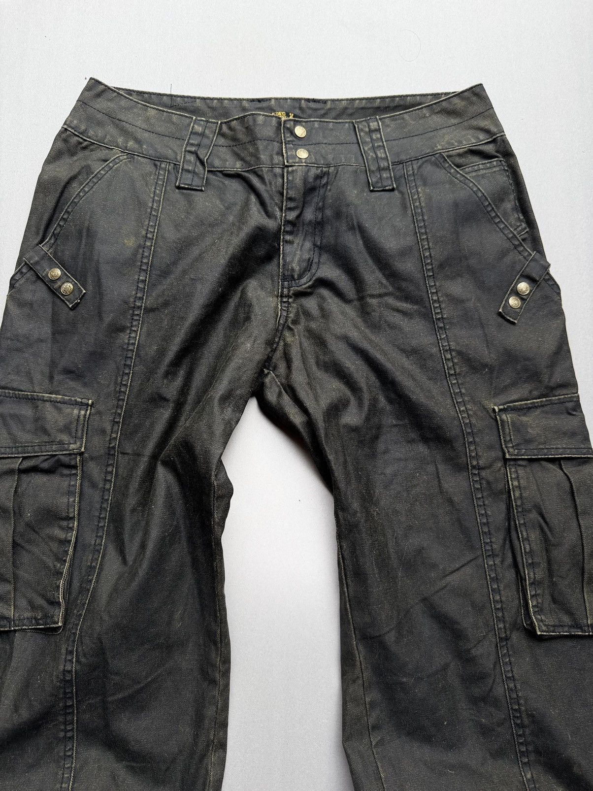 Japanese Brand Ttv lace-up flare pants Size US 30 / EU 46 - 3 Thumbnail