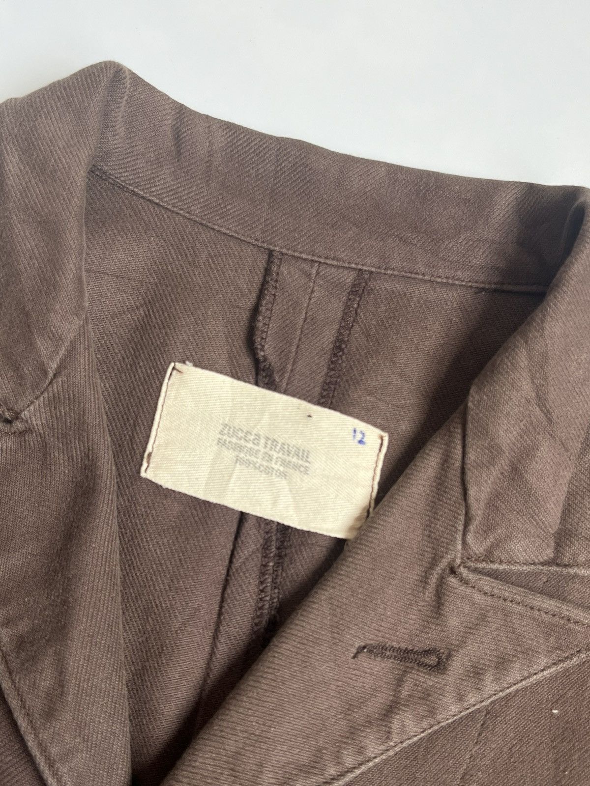 CABANE de ZUCCa Zucca Travail Long Jacket Made In France Size US S / EU 44-46 / 1 - 4 Thumbnail