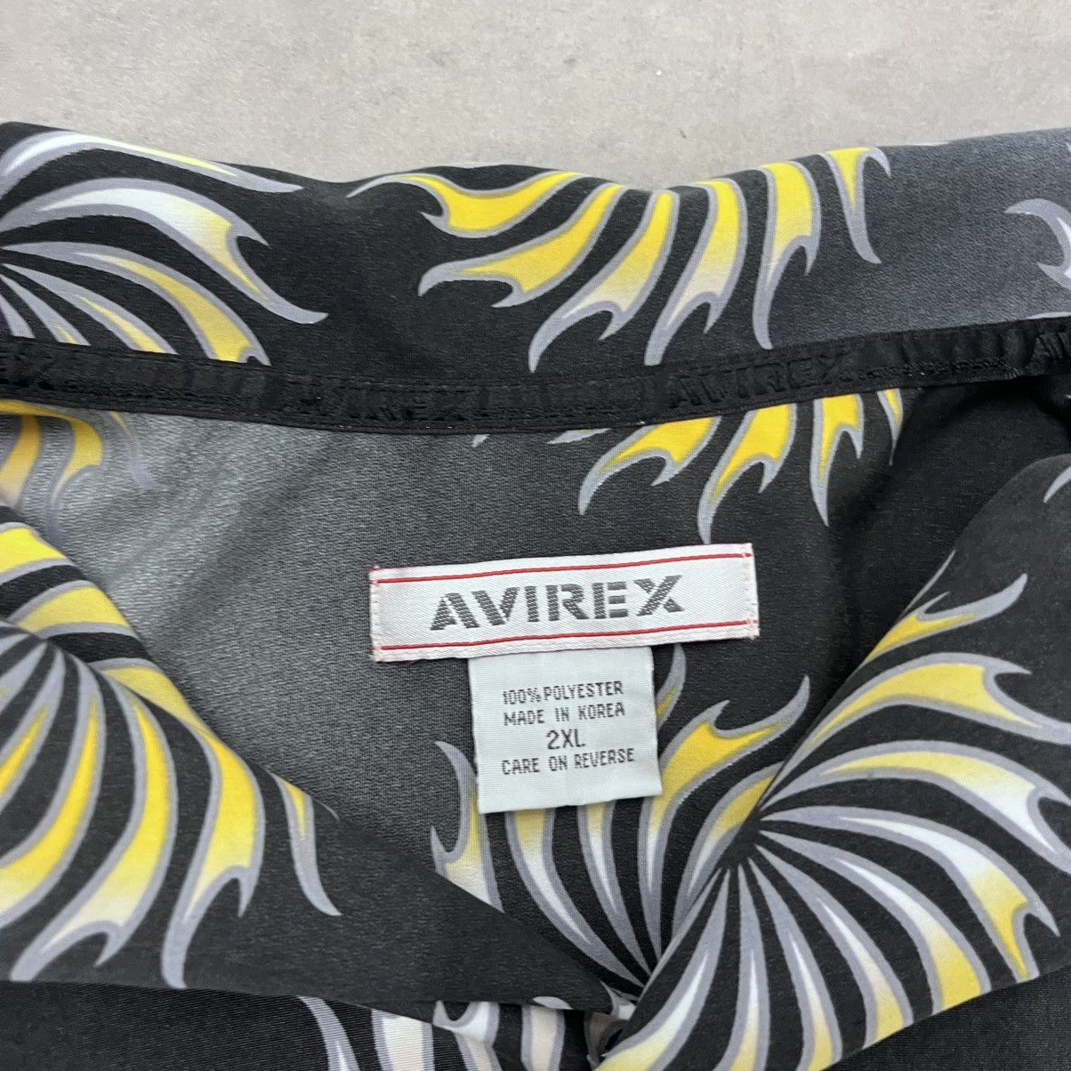 Avirex × Vintage CRAZY Y2K Avirex Button Up shirt Yellow Wheels spitfire 2XL Size US XXL / EU 58 / 5 - 4 Thumbnail