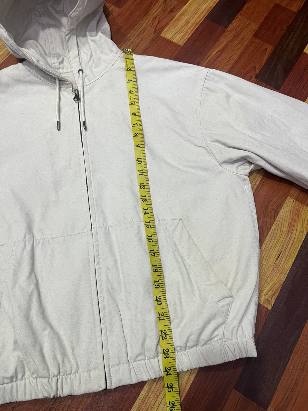 Lemaire × Uniqlo Uniqlo x Lemaire Beige Hooded Jacket Boxy Fit Size S / US 4 / IT 40 - 10 Thumbnail