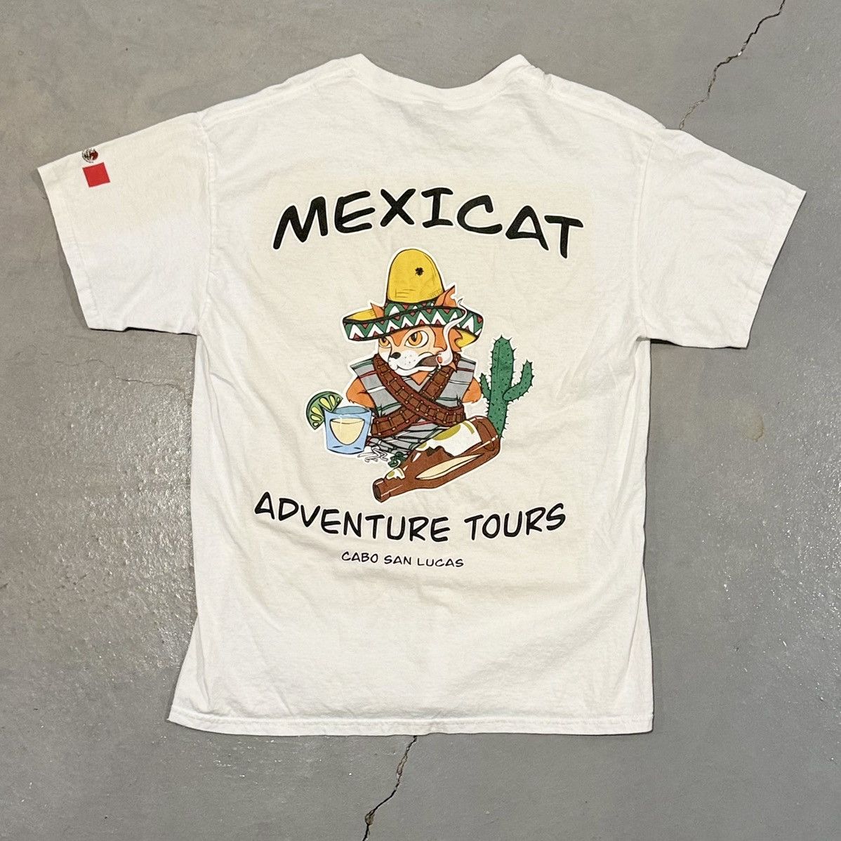 Vintage 90s Mexicat Graphic Mexican Tee Size US L / EU 52-54 / 3 - 2 Thumbnail