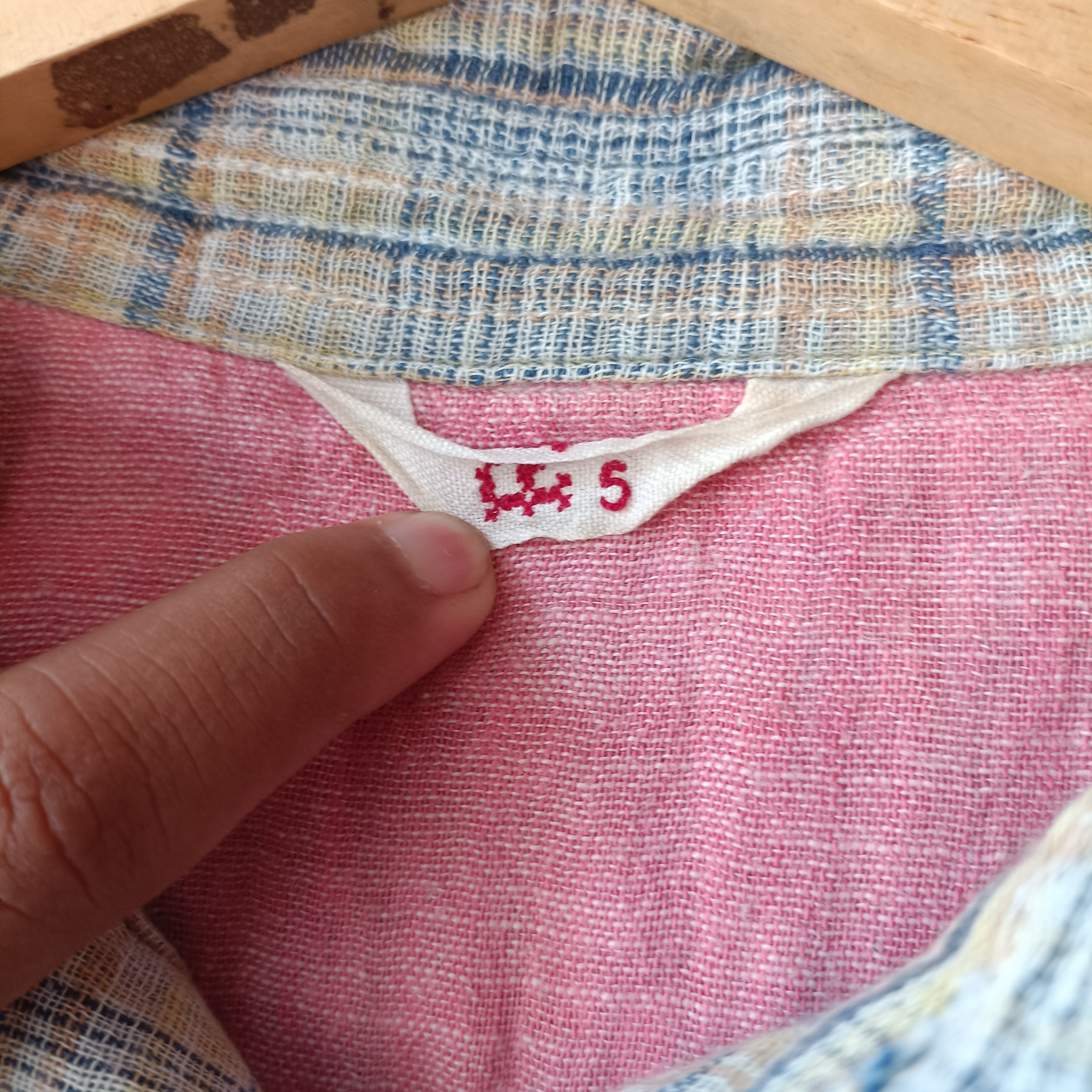 45rpm 45rpm Half Button Slant pocket Plaid Shirt Size US M / EU 48-50 / 2 - 9 Thumbnail