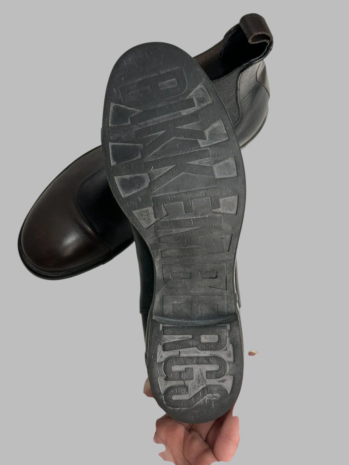 Dirk Bikkembergs Bikkembergs Brown Leather Moto Boots Y2K Futuristic Style Size US 6 / IT 36 - 11 Thumbnail