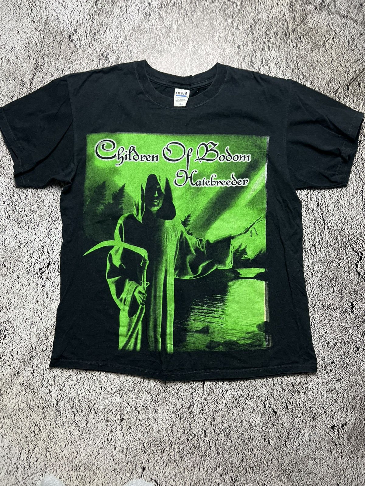 Anvil VTG 90’s Children of Bodom hatebreeder vintage anvil t shirt Size US L / EU 52-54 / 3 - 1 Thumbnail