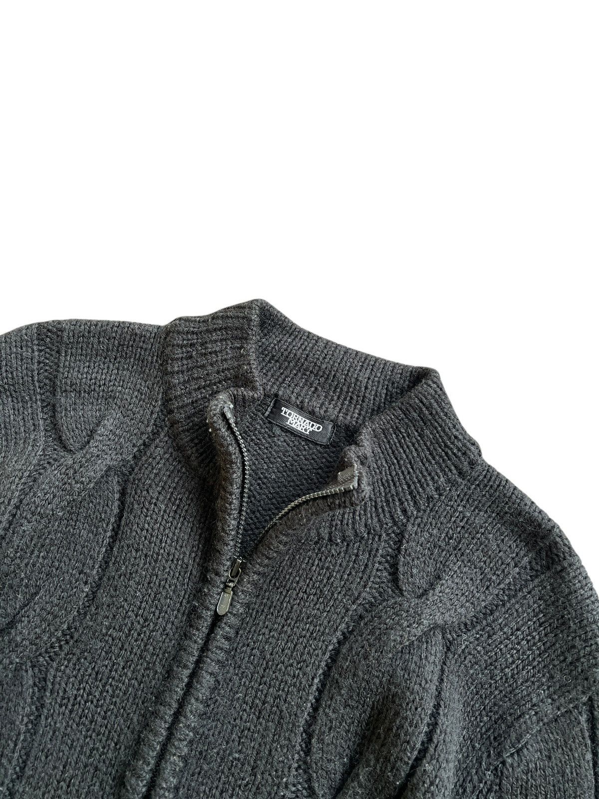 Tornado Mart 2000s Tornado Mart Zipper Knit Sweater Size US M / EU 48-50 / 2 - 3 Thumbnail