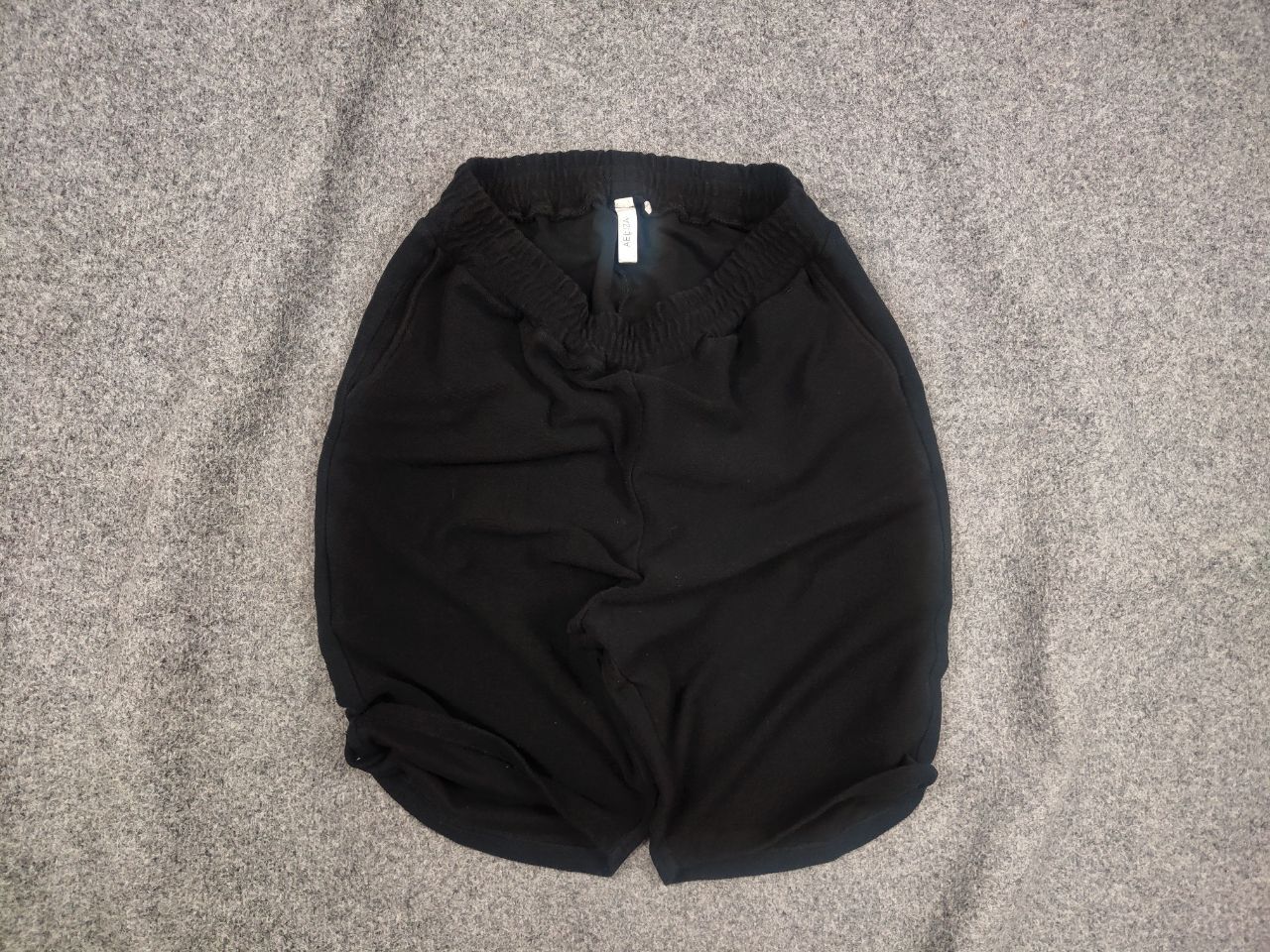 Other AELIZA studio Design unique Black Baggy inside out shorts Size US 32 / EU 48 - 1 Thumbnail