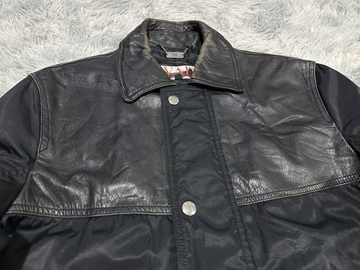 Valentino 🔥Archived Valentino Hybrid Cowhide Leather Jacket Patina Size US XL / EU 56 / 4 - 6 Thumbnail