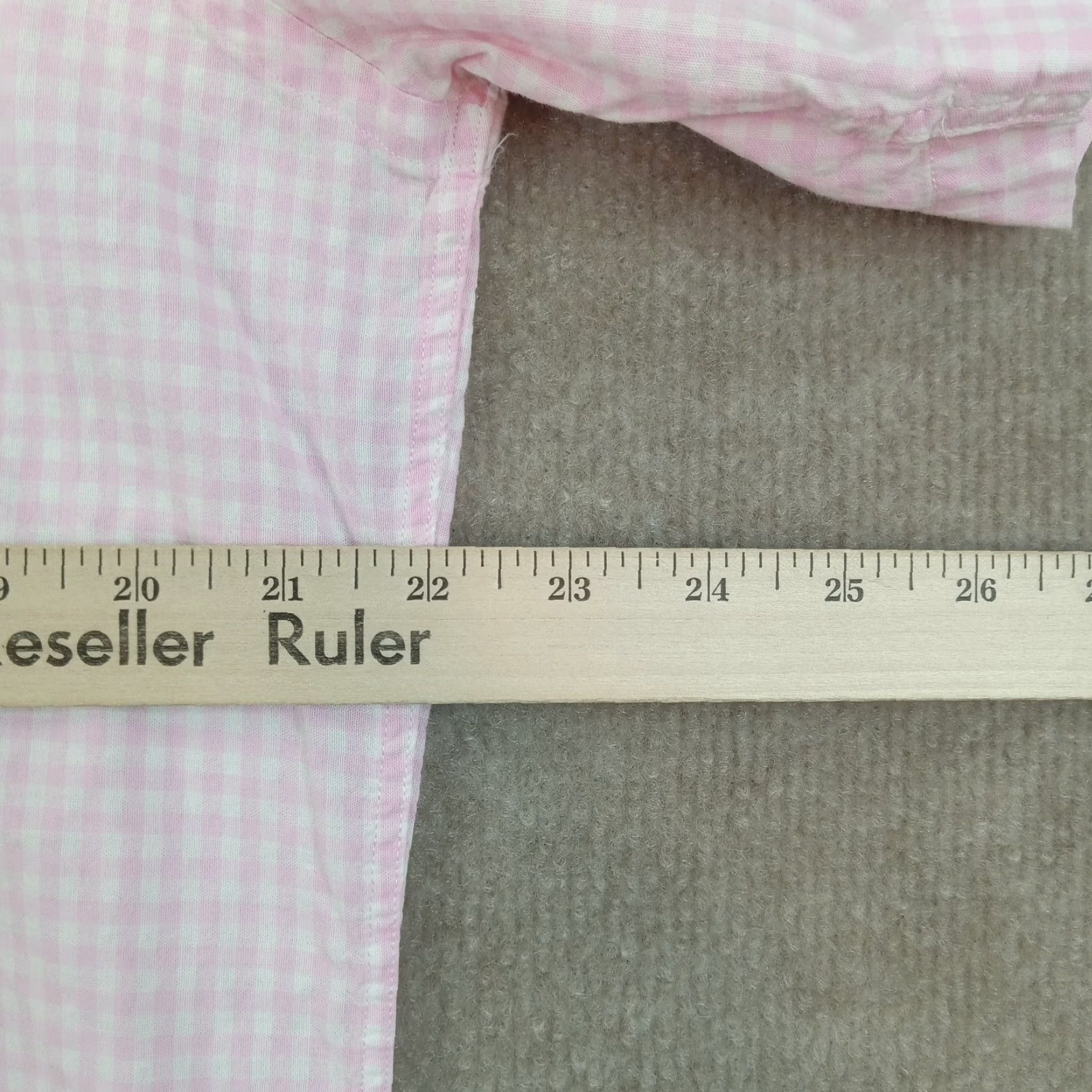 Tailorbyrd Mens Tailorbyrd Shirt Large Extra Large Pink White Gingham Plaid Size US L / EU 52-54 / 3 - 4 Thumbnail