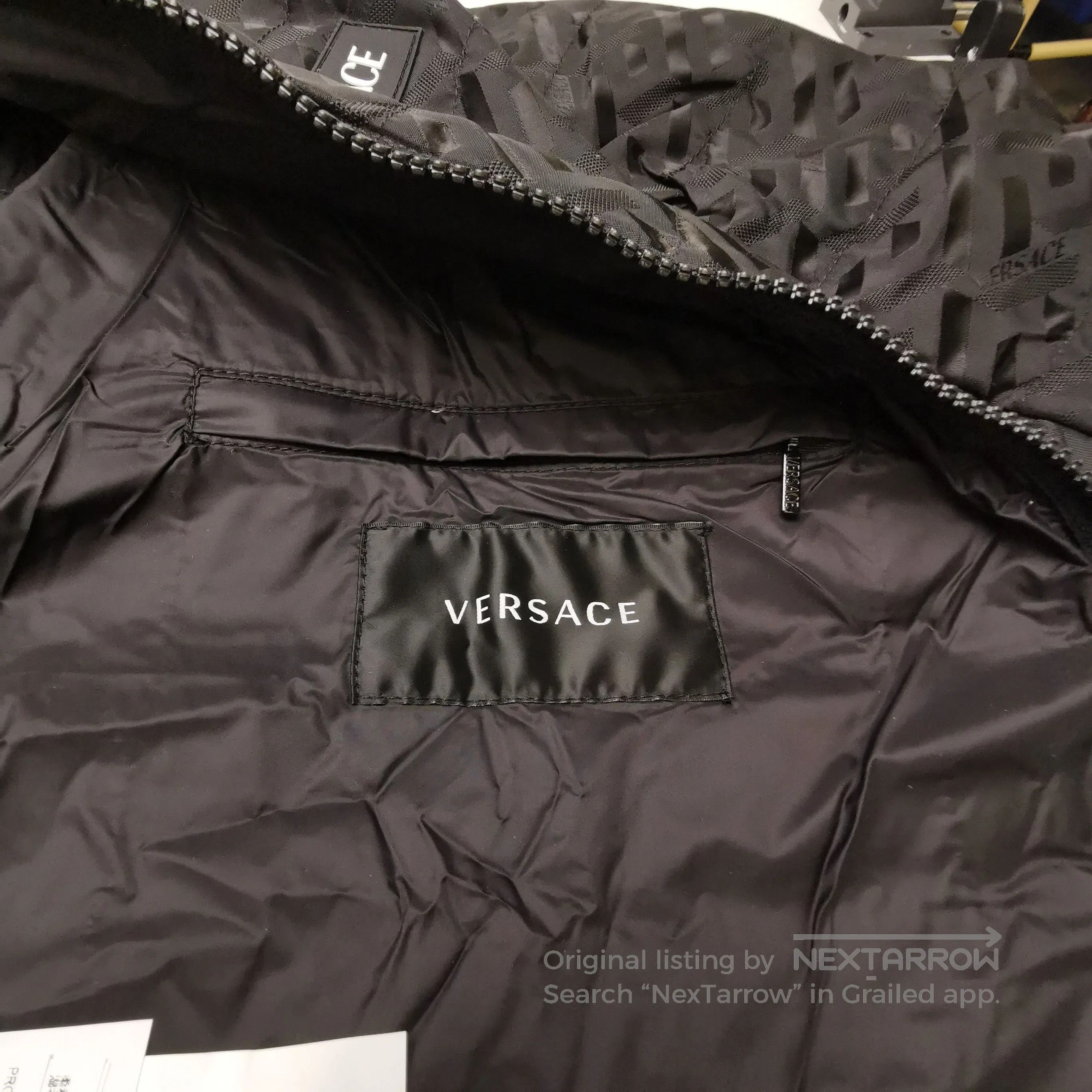Louis Vuitton Versace Quilted Logo Hooded Down Jacket. Size US S / EU 44-46 / 1 - 5 Thumbnail