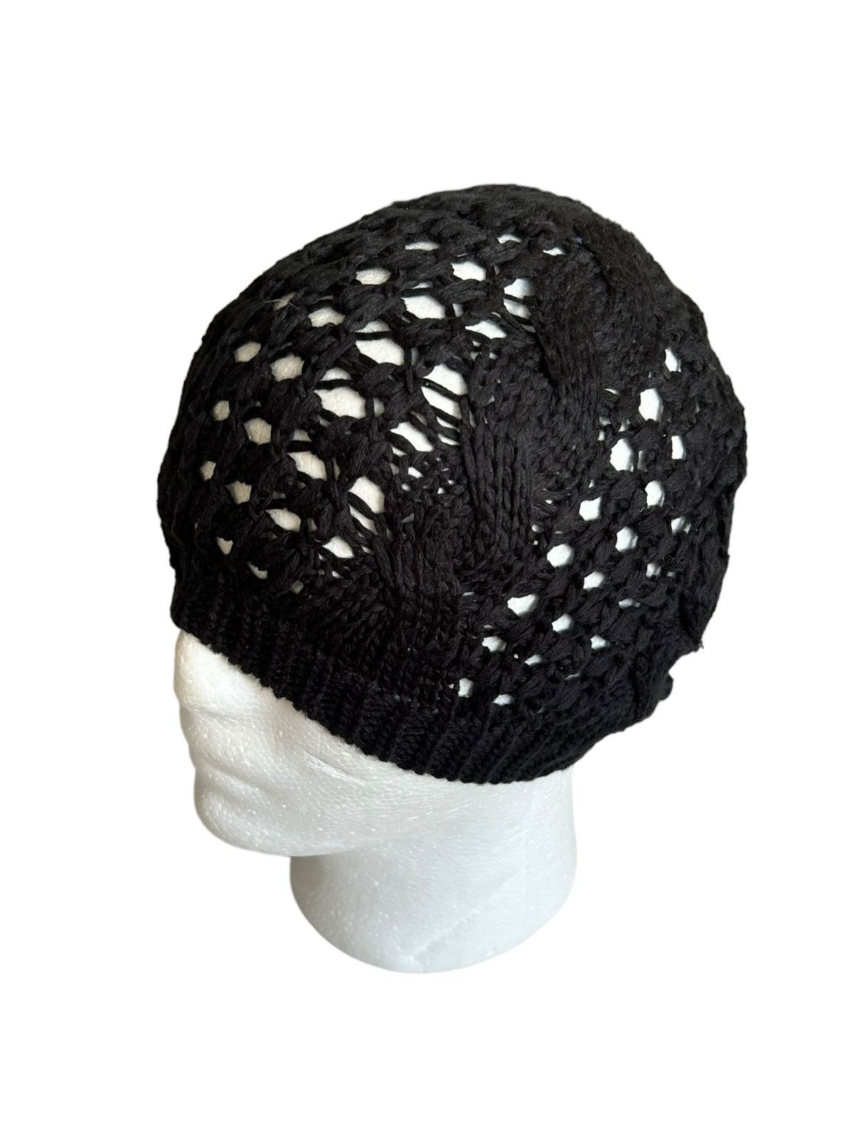 14th Addiction × Japanese Brand × Le Grande Bleu (L.G.B.) Punk Bondage Style Knitted Beanie Hats ☠️☠️ Size ONE SIZE - 3 Thumbnail