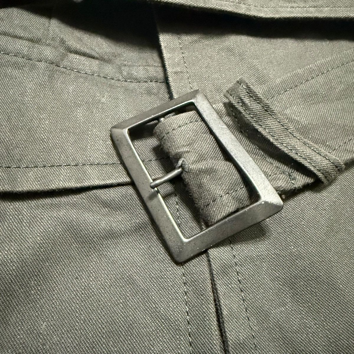 Yohji Yamamoto Y’s Yohji Yamamoto Hard Cotton Leather Coat Size US S / EU 44-46 / 1 - 5 Thumbnail