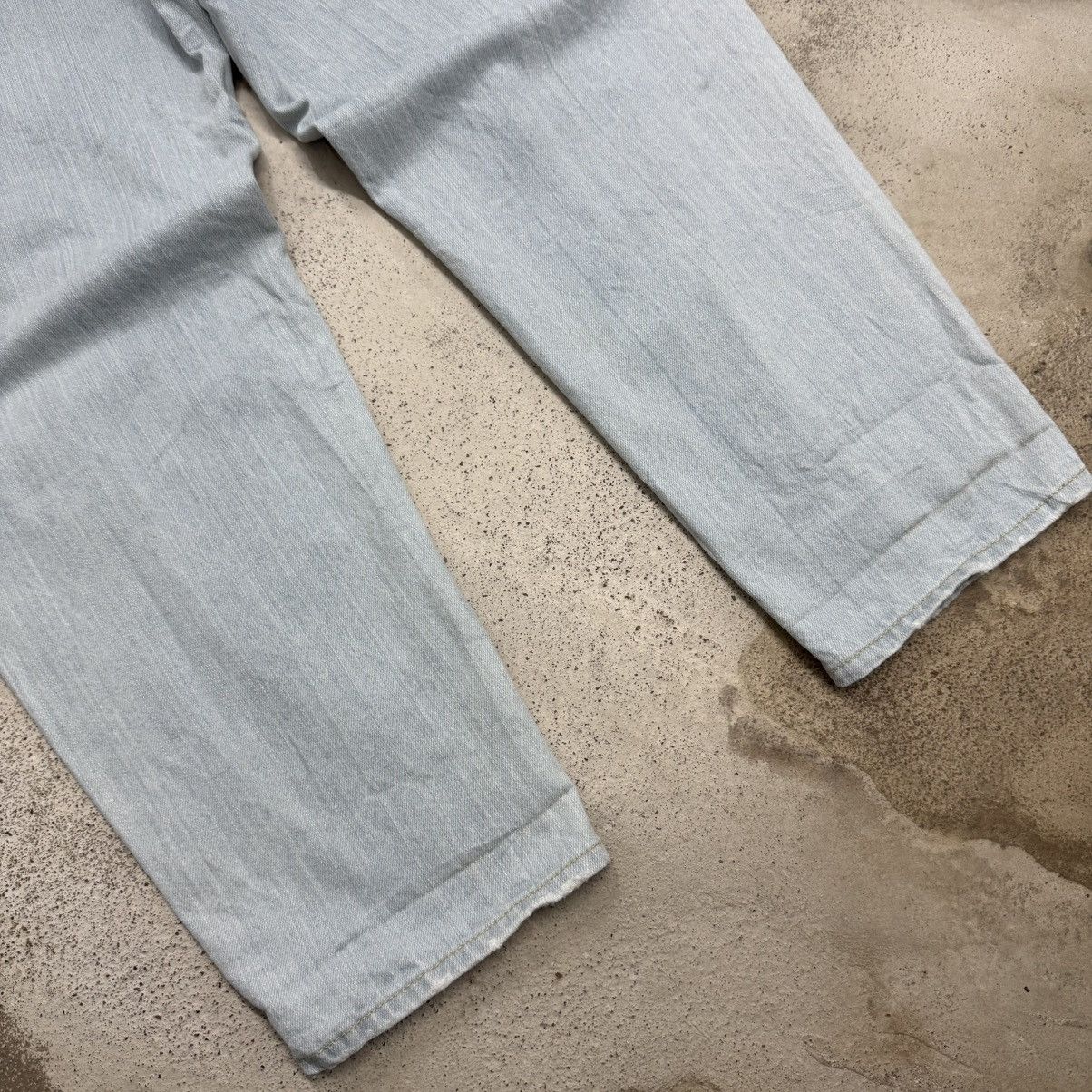 Japanese Brand Wegp Relaxed Wide Leg Distressed Design Pants Size US 28 / EU 44 - 10 Thumbnail