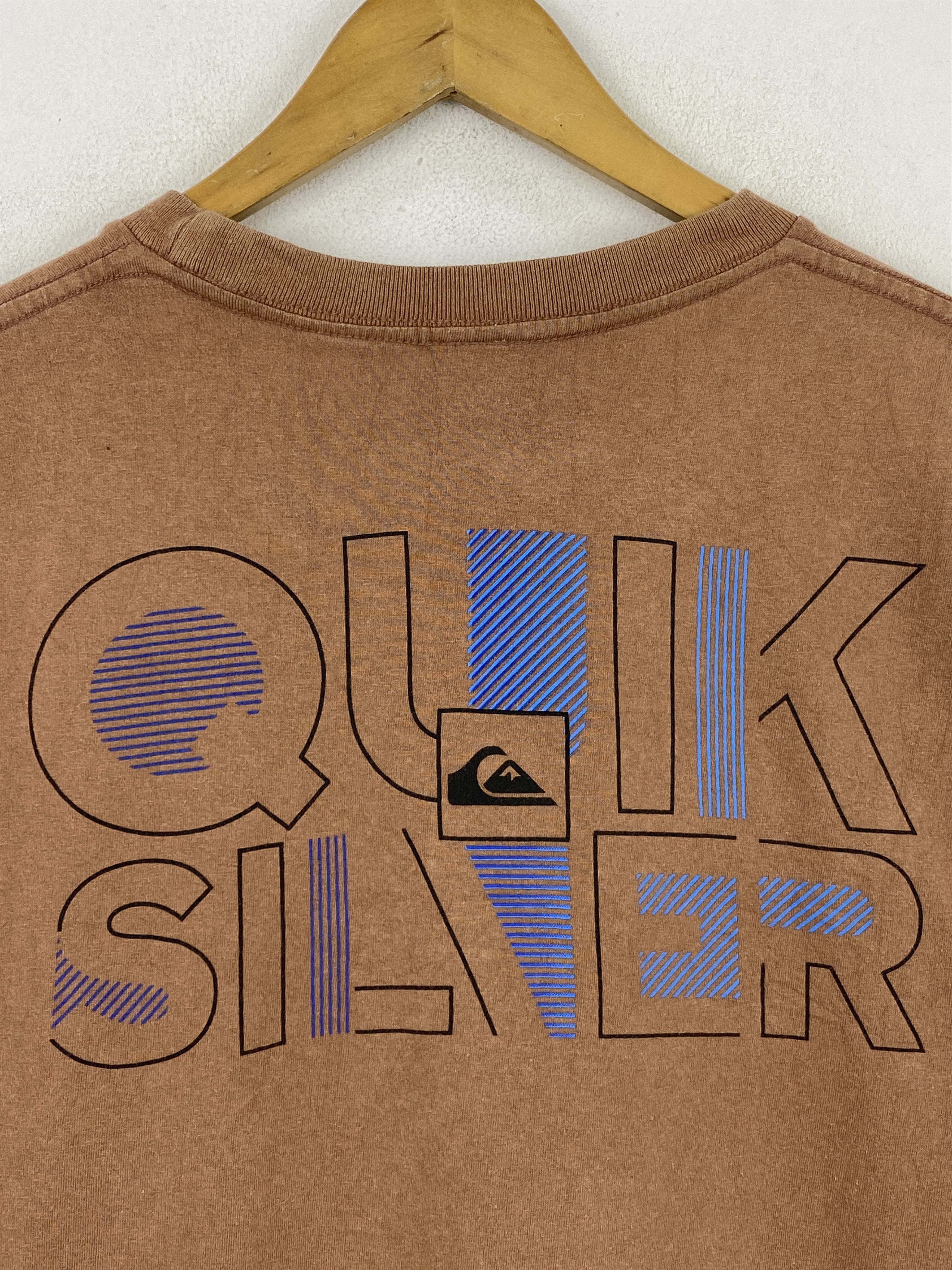 Quiksilver × Vintage 90s Vintage Sun Faded Quiksilver Surfing Spellout Tee TA0660 Size US XL / EU 56 / 4 - 7 Thumbnail