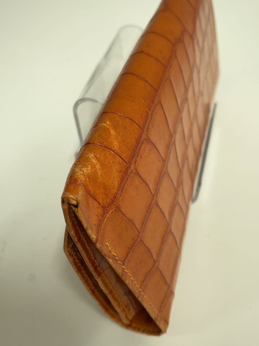 Jean Paul Gaultier Archive Crocodile Leather Embossed Long Wallet Size ONE SIZE - 8 Thumbnail