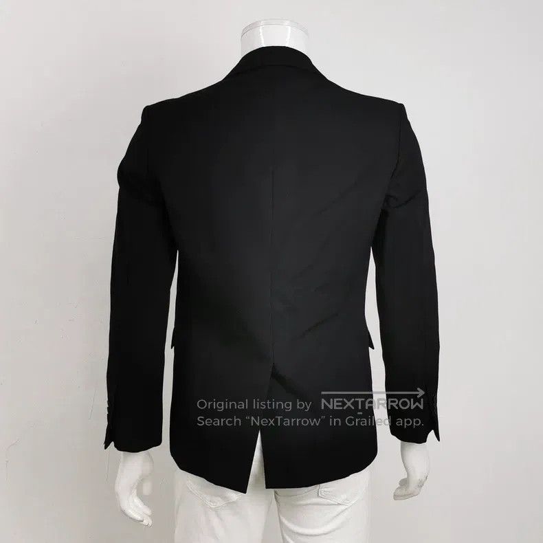 Fendi Fendi Wool and blended solid single-breasted lapel coat Size 46L - 2 Thumbnail