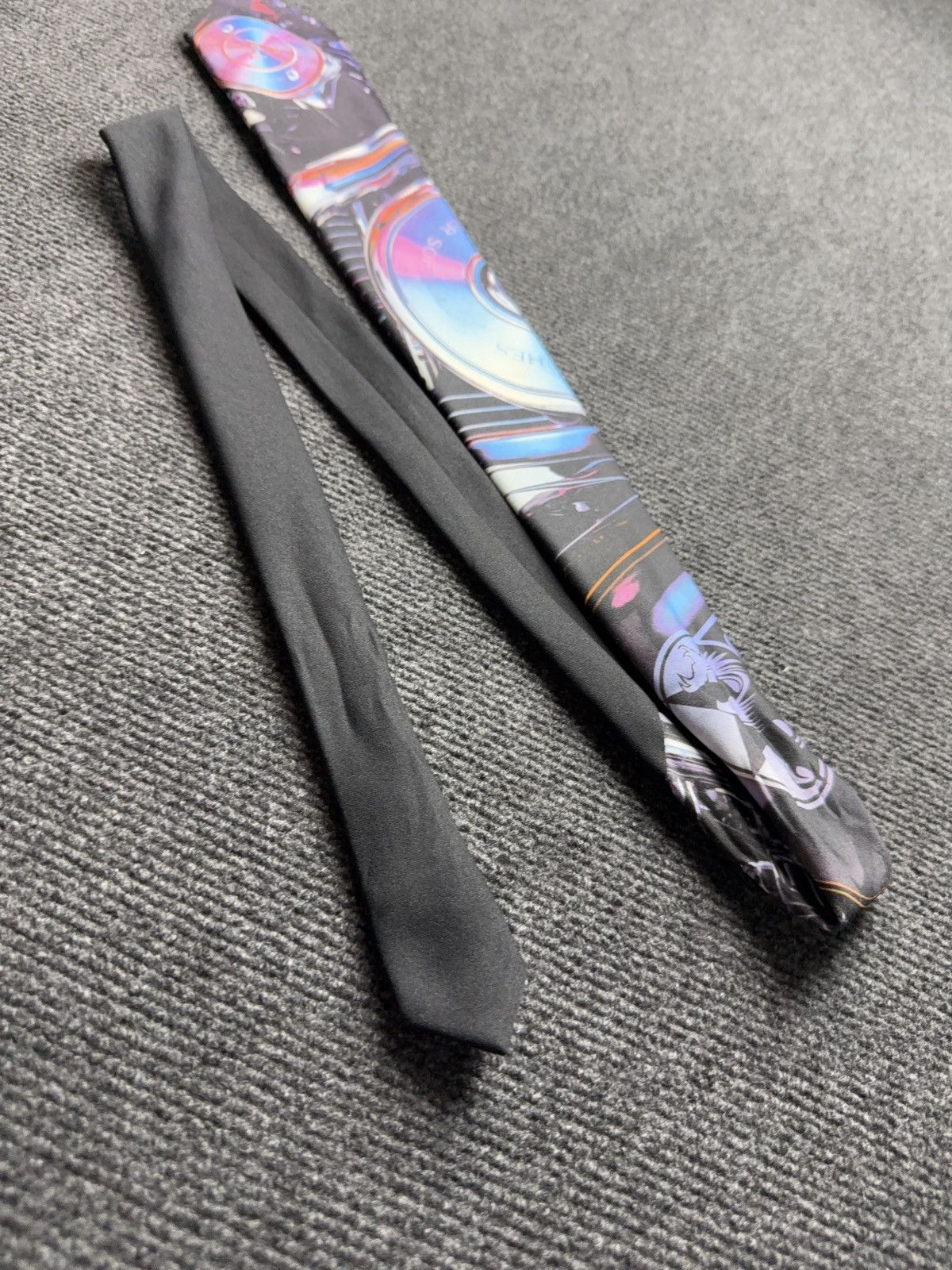 Ralph Marlin 1992 Vintage Harley Davidson Ralph Marlin V Twin Tie USA Size ONE SIZE - 4 Thumbnail