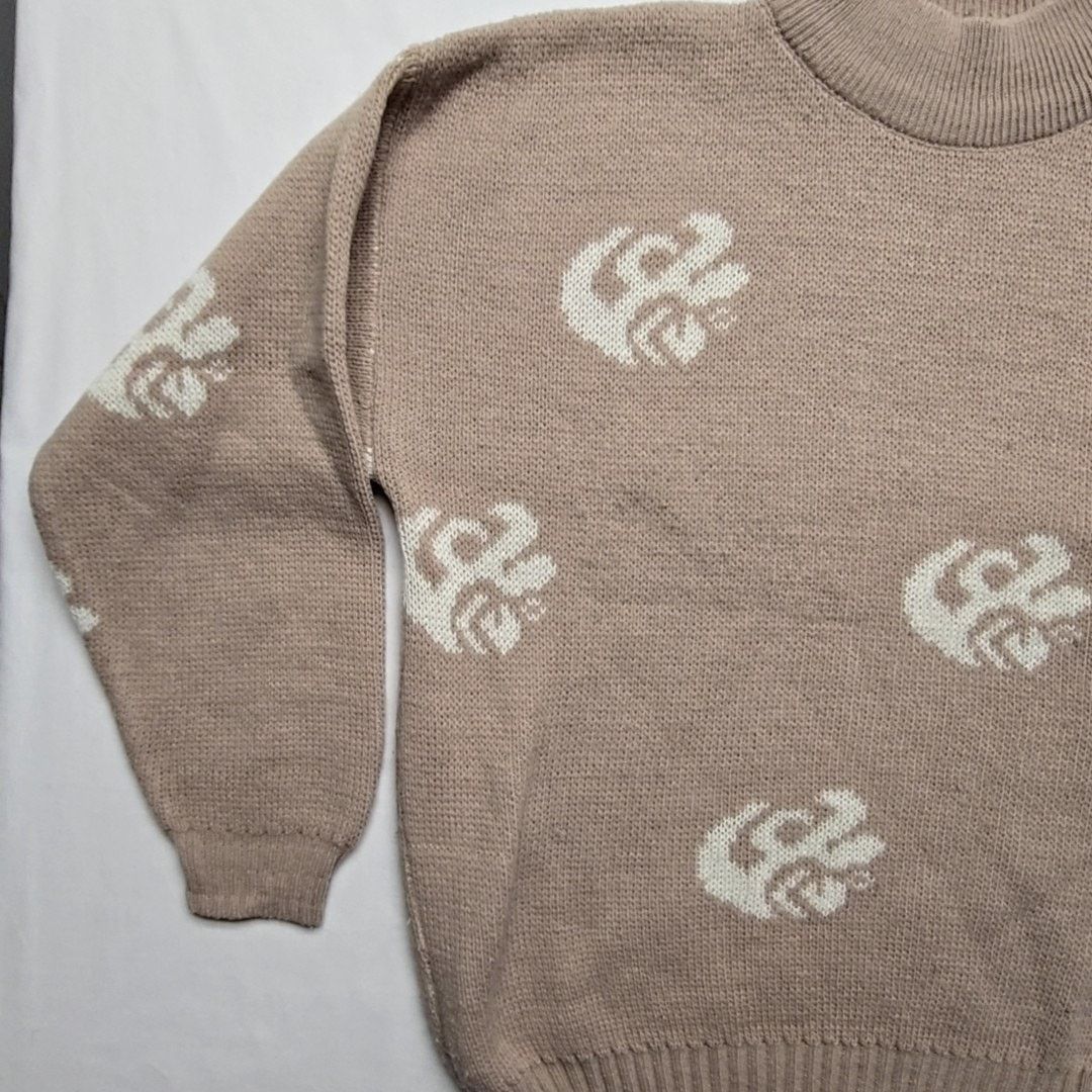 Vintage Vintage Tarazzia Sweater Beige Brown M Turlteneck 80s Size M / US 6-8 / IT 42-44 - 4 Thumbnail