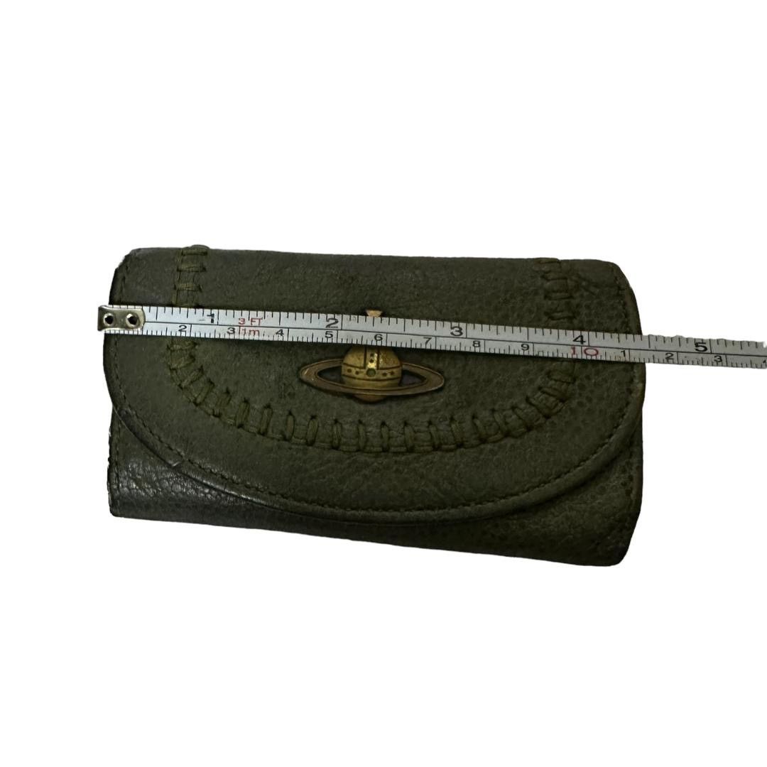 Leather Vivienne Westwood Green Leather Key Holder Bag Size ONE SIZE - 14 Thumbnail