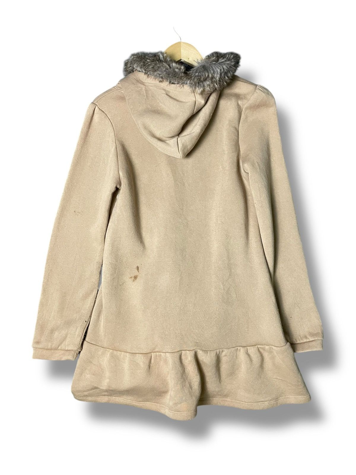 Vintage Axes Femme Brand Coquette Hooded Coat (61) Size XXS / US 00 / IT 34 - 5 Thumbnail