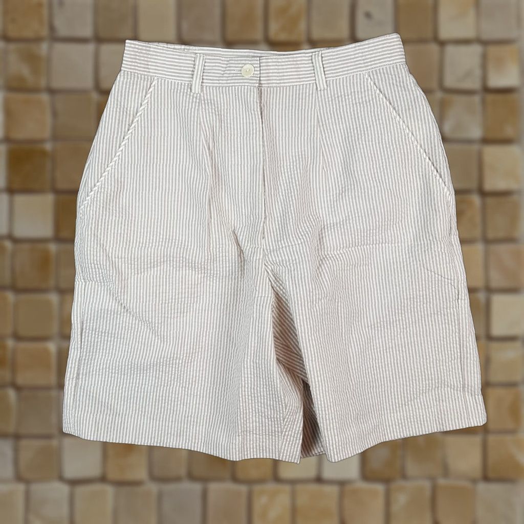 Vintage VINTAGE To A Tee Women's Chino Shorts Size 6 High Waist Y2K 90s 00s Retro Golf Casual Summer Size 28" / US 6 / IT 42 - 1 Thumbnail