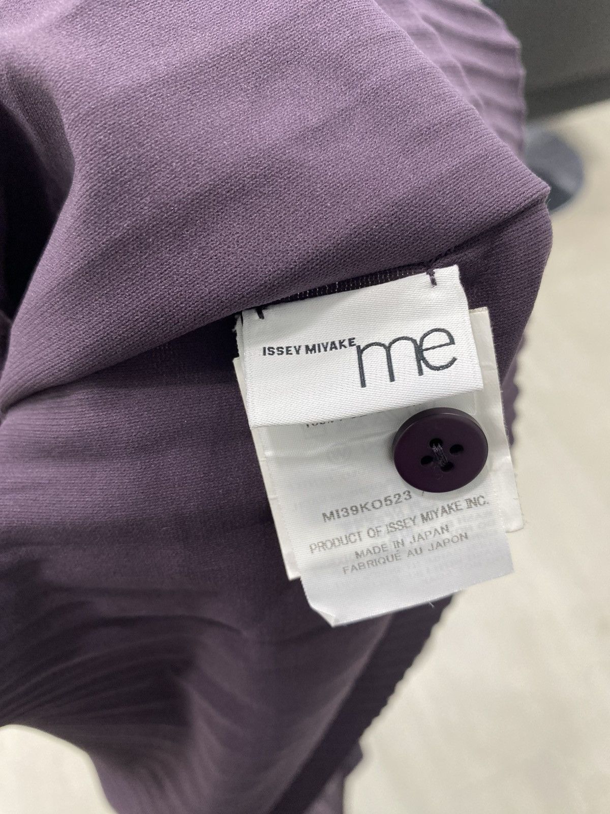 Issey Miyake Issey miyake me mock neck three-quarter sleeve button up Size US L / EU 52-54 / 3 - 7 Thumbnail