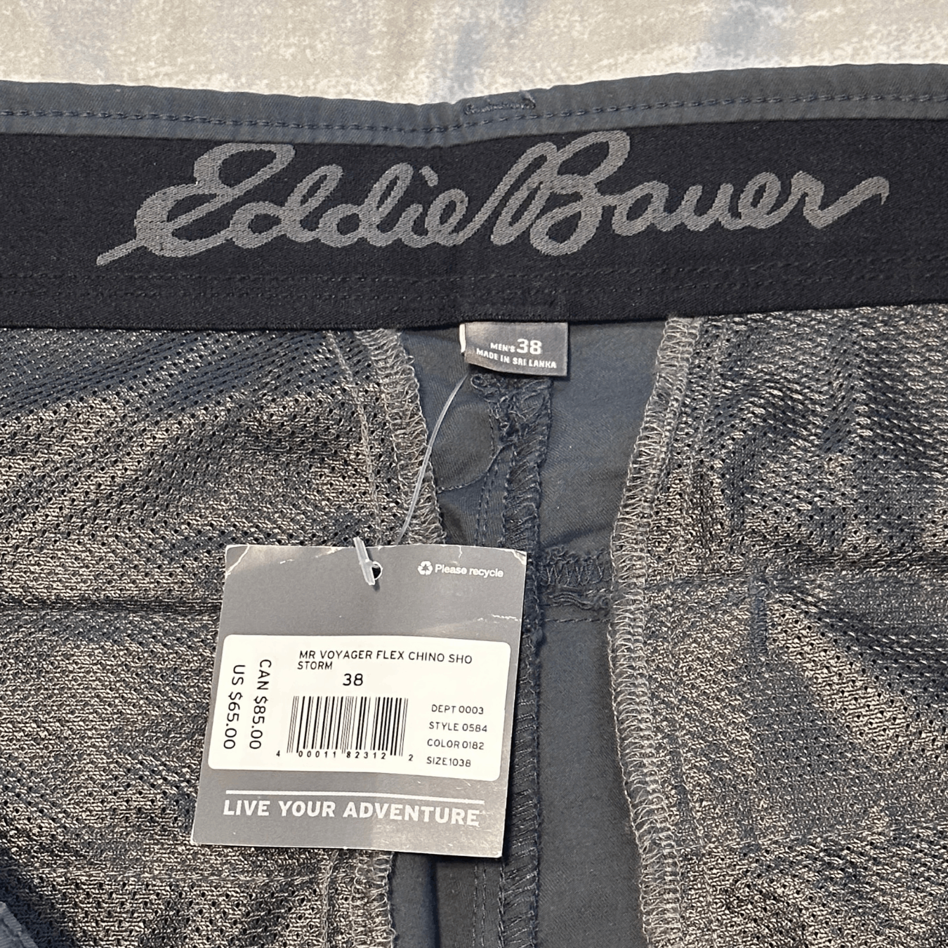 Eddie Bauer NWT Eddie Bauer Voyager Flex Chino Shorts in Storm Size US 38 / EU 54 - 7 Thumbnail