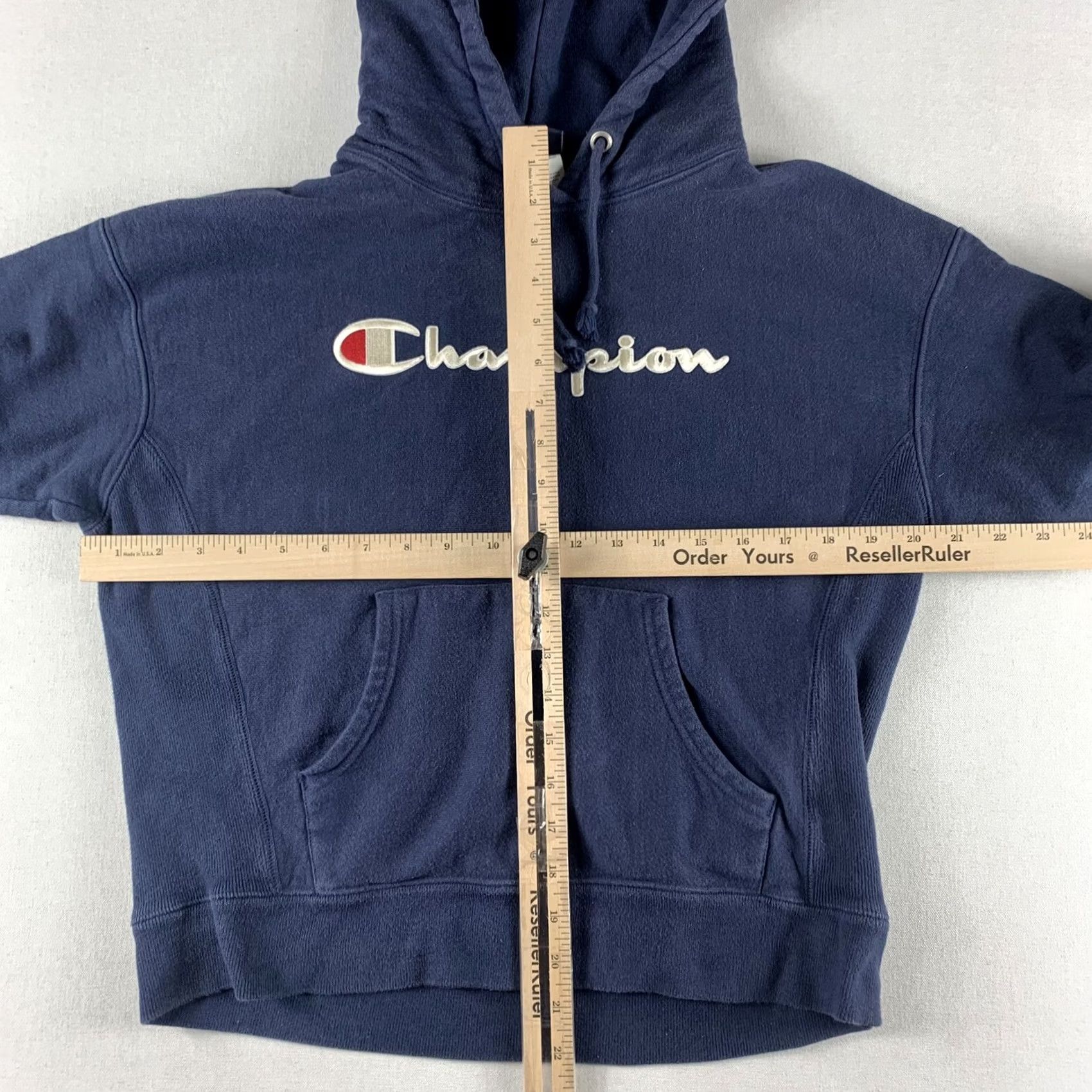 Champion CHAMPION REVERSE WEAVE HOODIE WOMENS MEDIUM BLUE PULLOVER Size M / US 6-8 / IT 42-44 - 6 Thumbnail