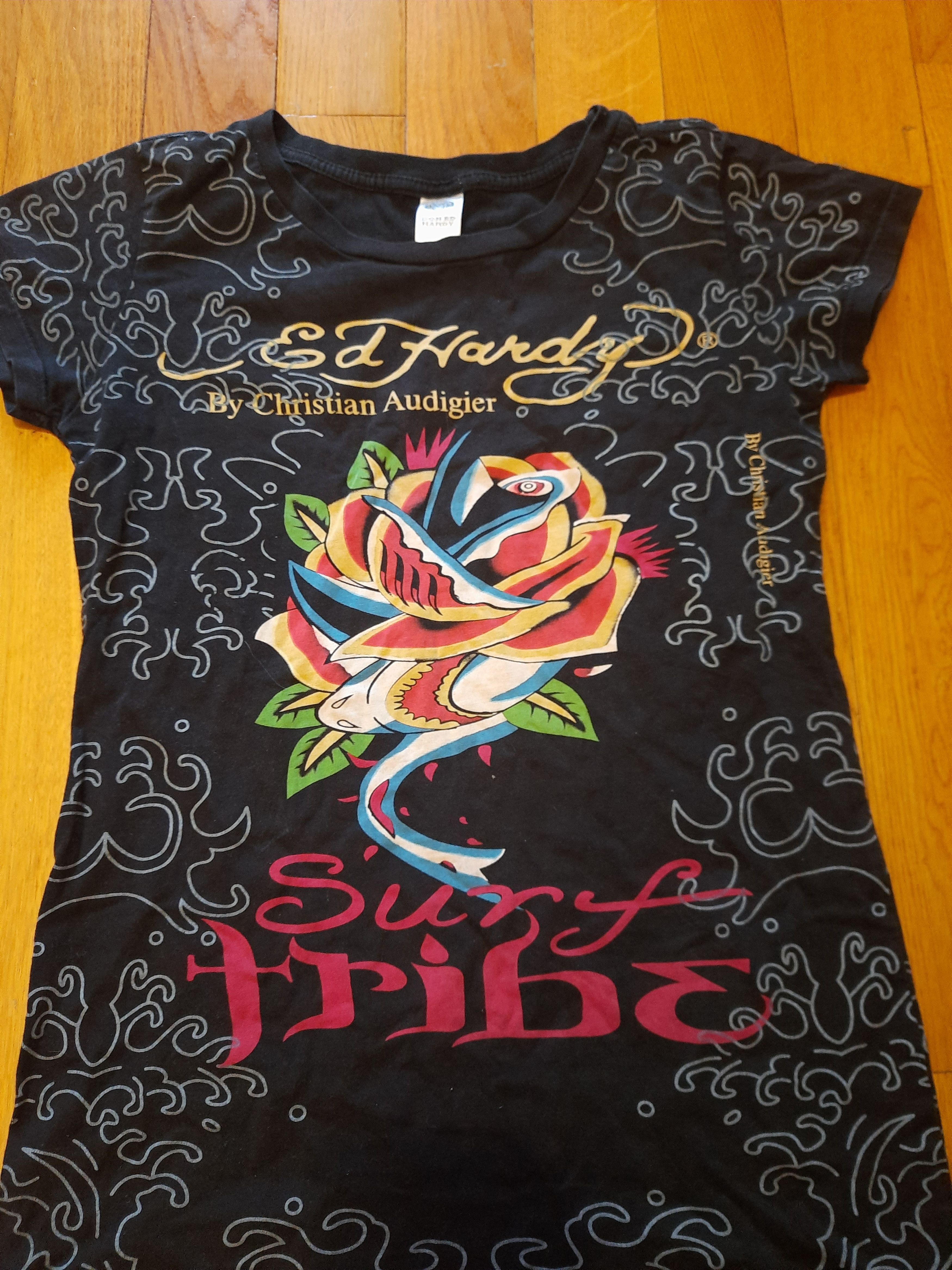 Christian Audigier Christian audigier Don Ed Hardy Big Logo Y2k Vintage T Shirt Size S / US 4 / IT 40 - 2 Thumbnail