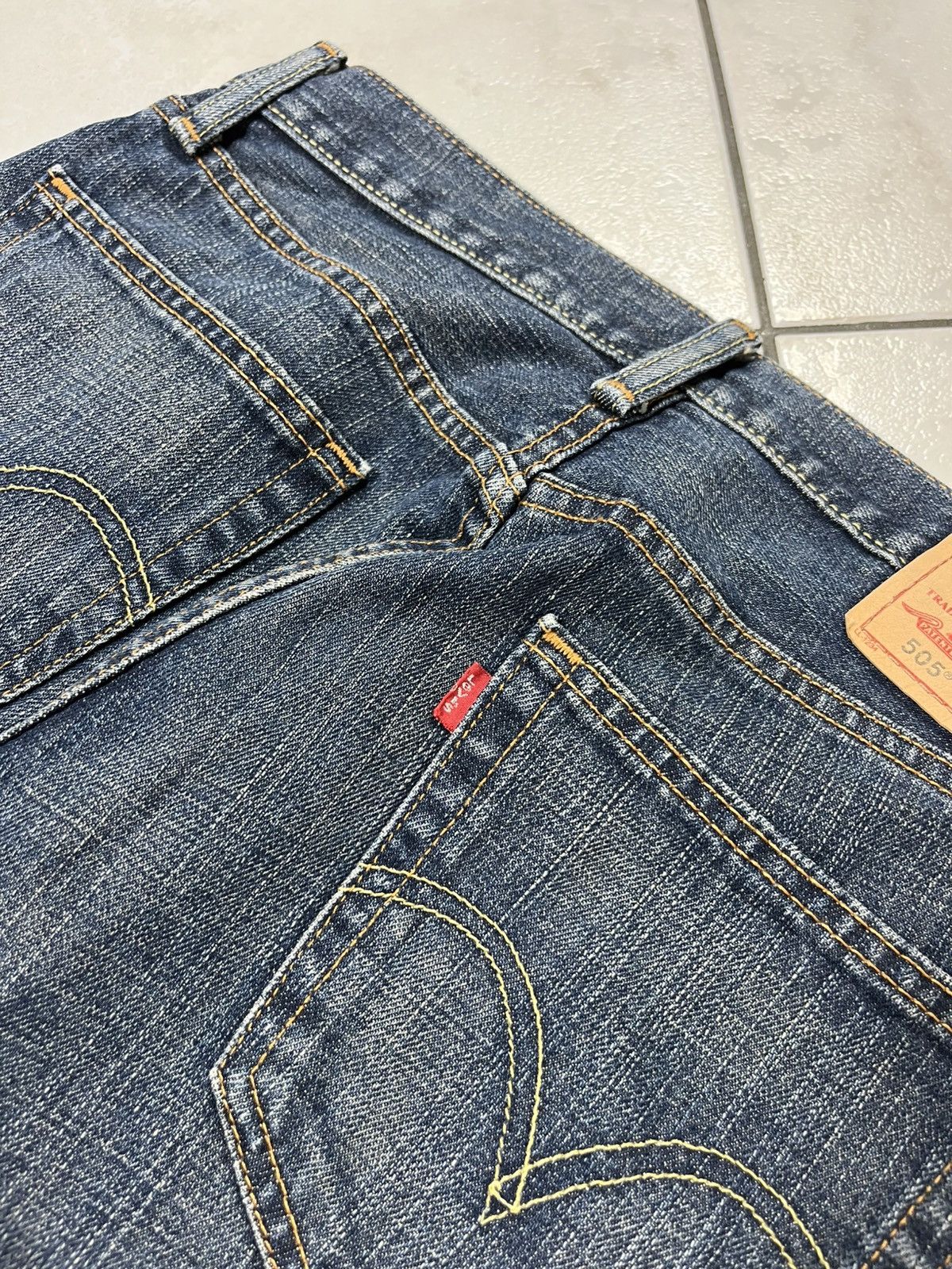Levi's × Vintage Vintage 90s Levi’s 505 jeans denim coupe droite straight fit Size US 30 / EU 46 - 17 Thumbnail