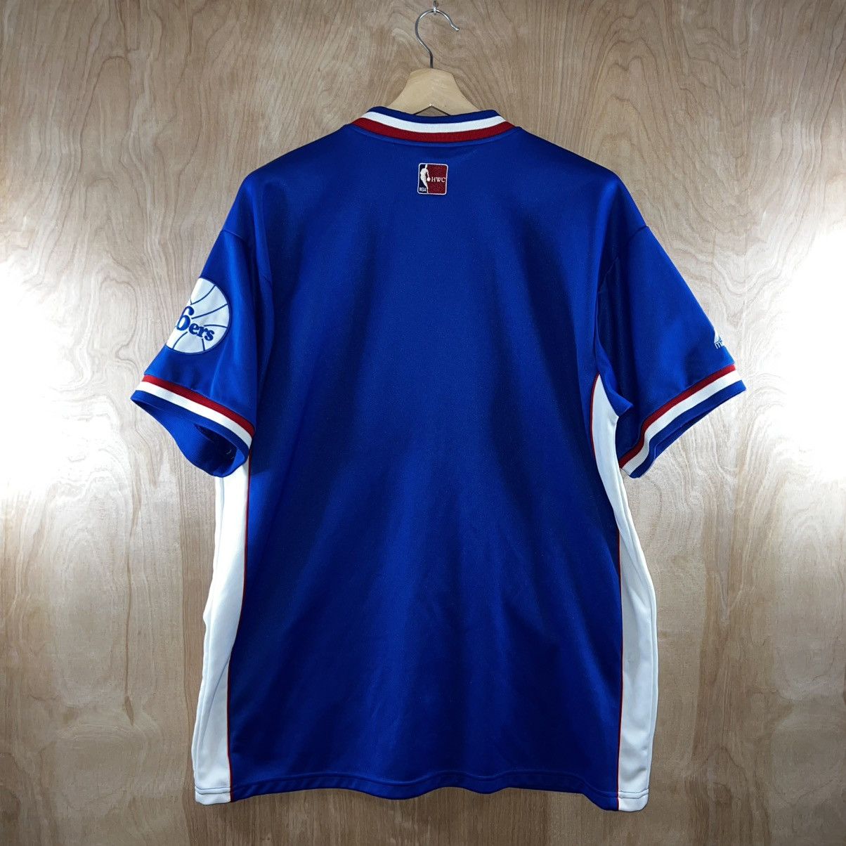 Majestic VINTAGE HARDWOOD CLASSICS NBA PHILADELPHIA 76ERS WARM UP Size US XXL / EU 58 / 5 - 7 Thumbnail
