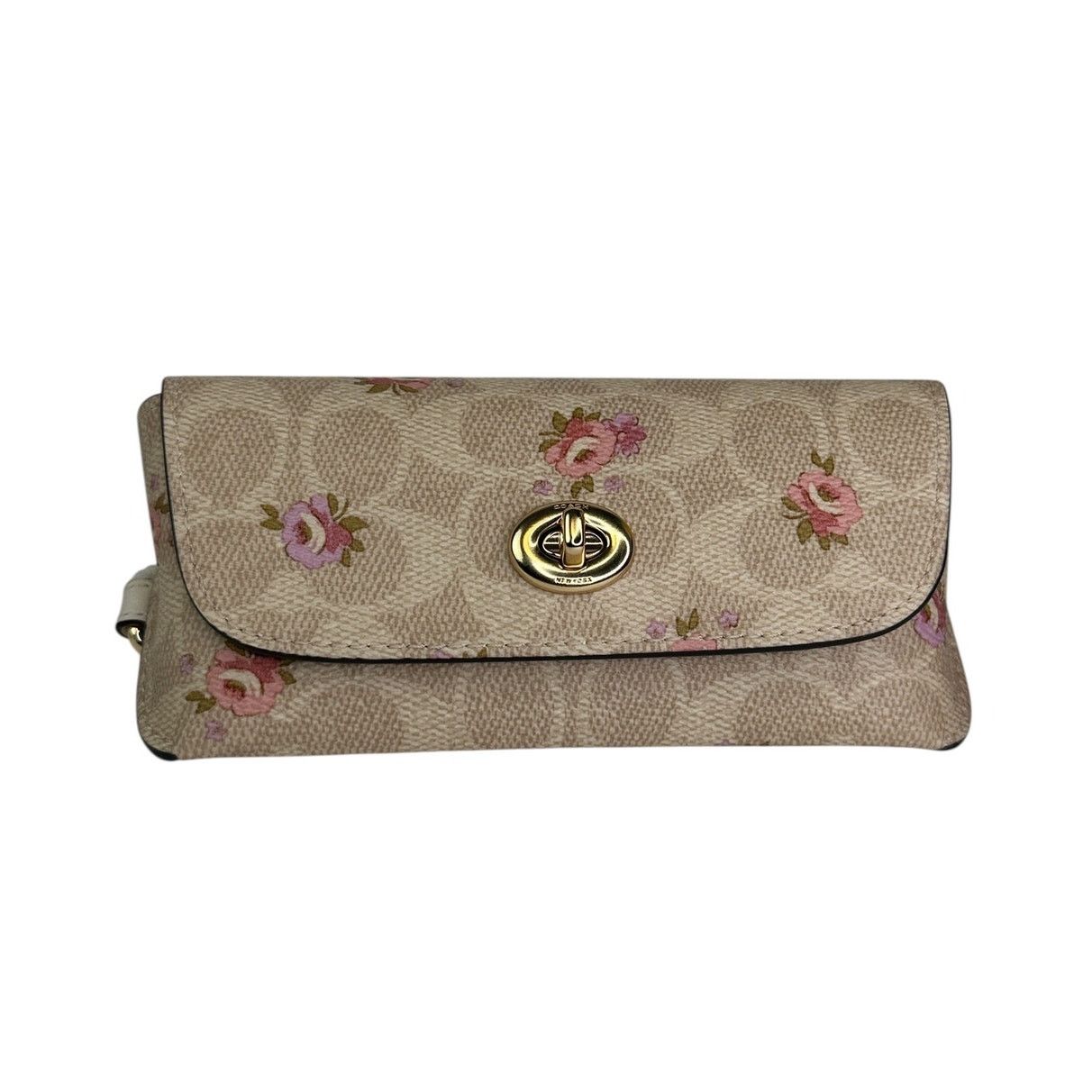 Coach Sunglass Case In Signature Canvas With Floral Print display picture 3