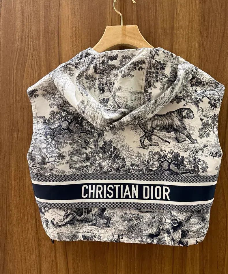 Dior Dior Animal print hooded vest Size XXS / US 00 / IT 34 - 2 Thumbnail