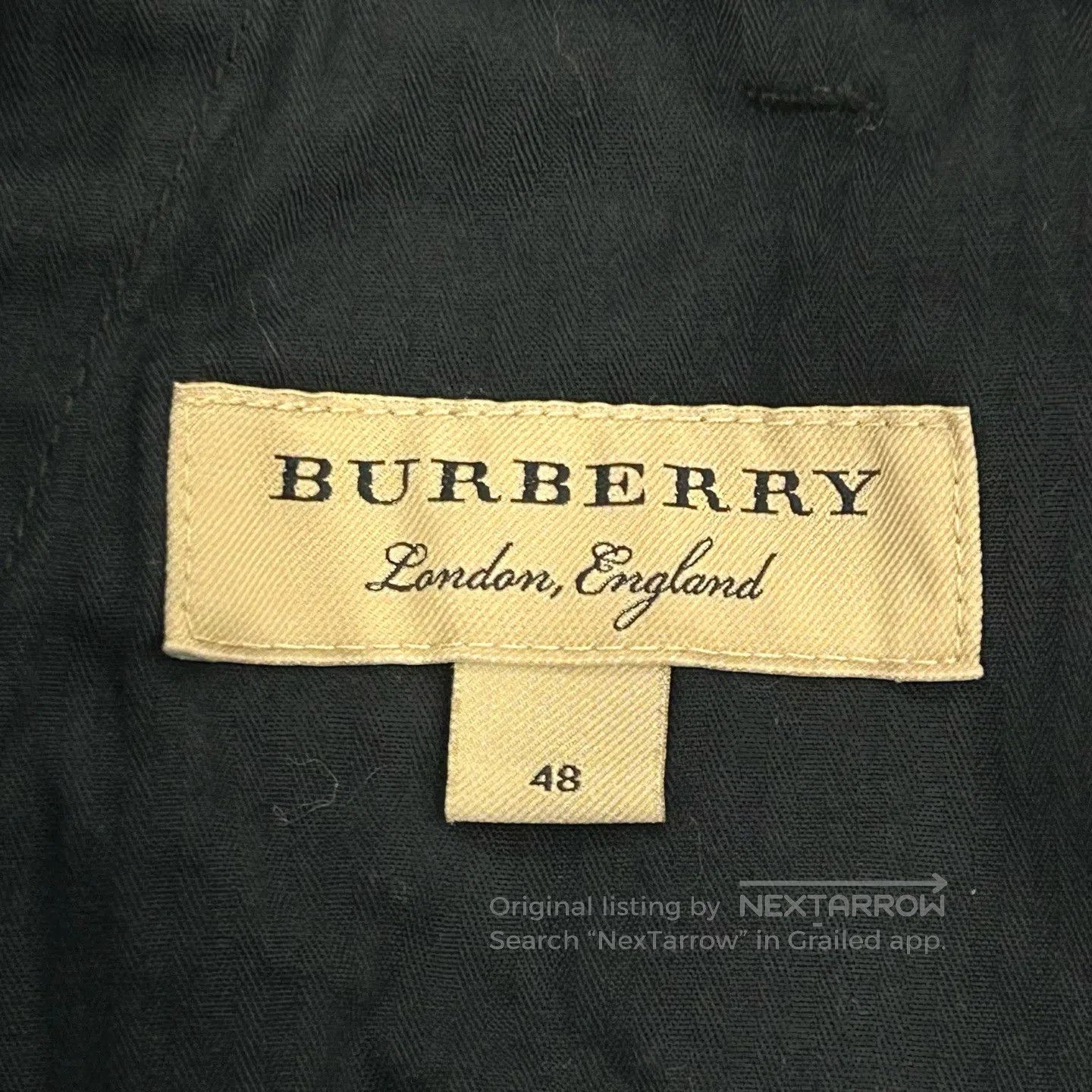 Burberry Burberry Black casual straight-leg long pants Size US 30 / EU 46 - 3 Thumbnail