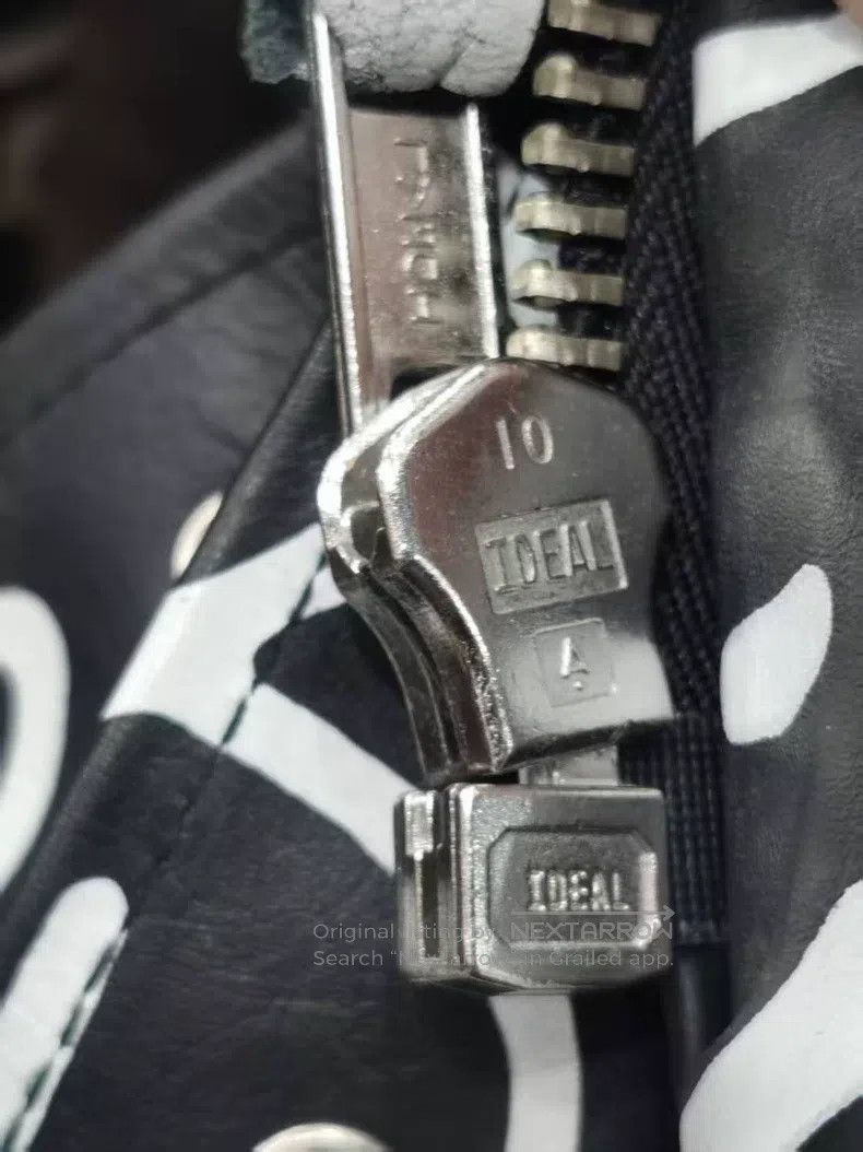 Schott Schott Co-branded graffiti calfskin cable-stayed motorcycl Size US S / EU 44-46 / 1 - 7 Thumbnail
