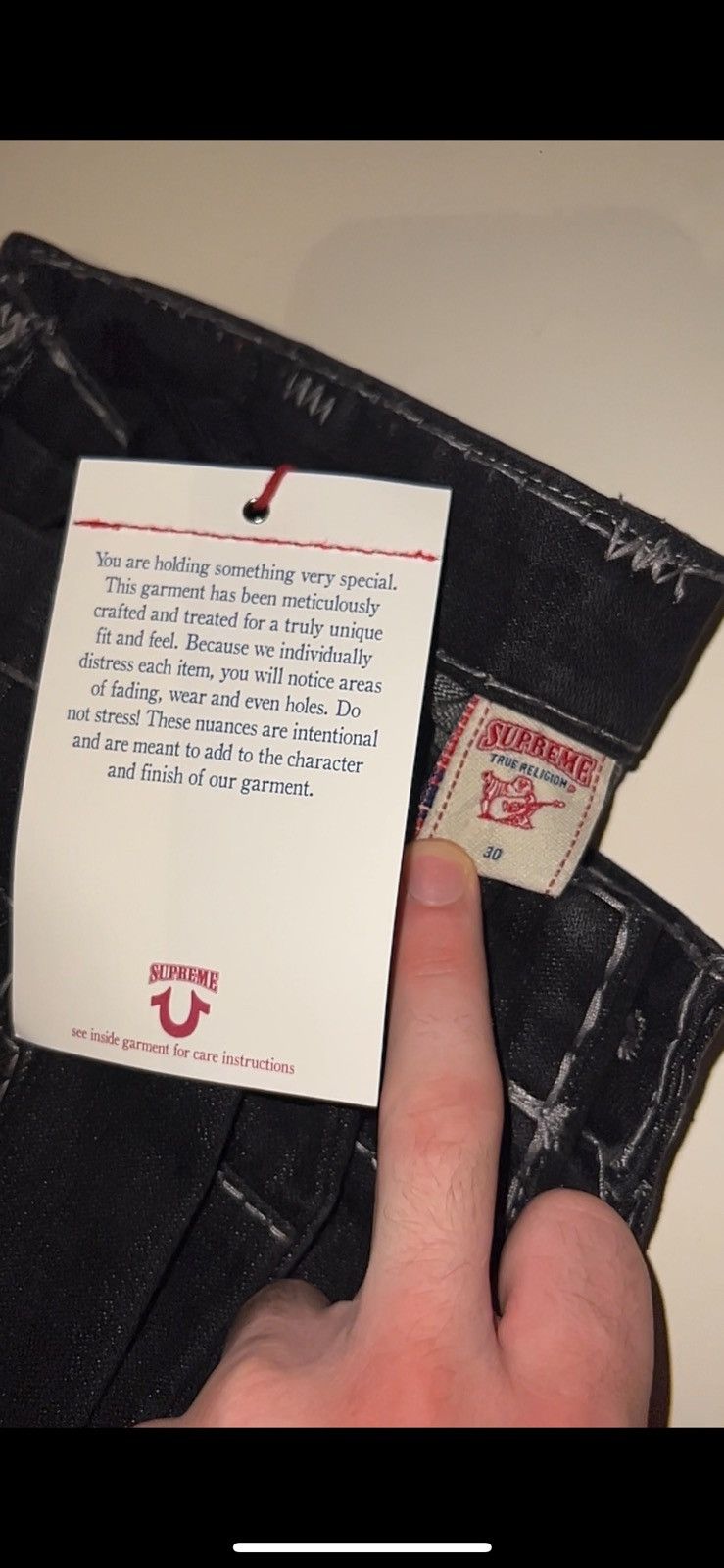 Supreme × True Religion Supreme X True Religion Patchwork Denim Size US 30 / EU 46 - 7 Thumbnail